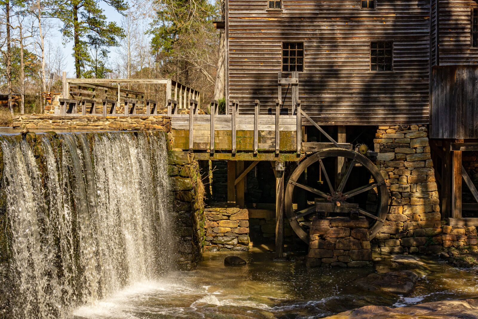Sony a6000 + Sony E 35mm F1.8 OSS sample photo. Grist mill, yates mill photography