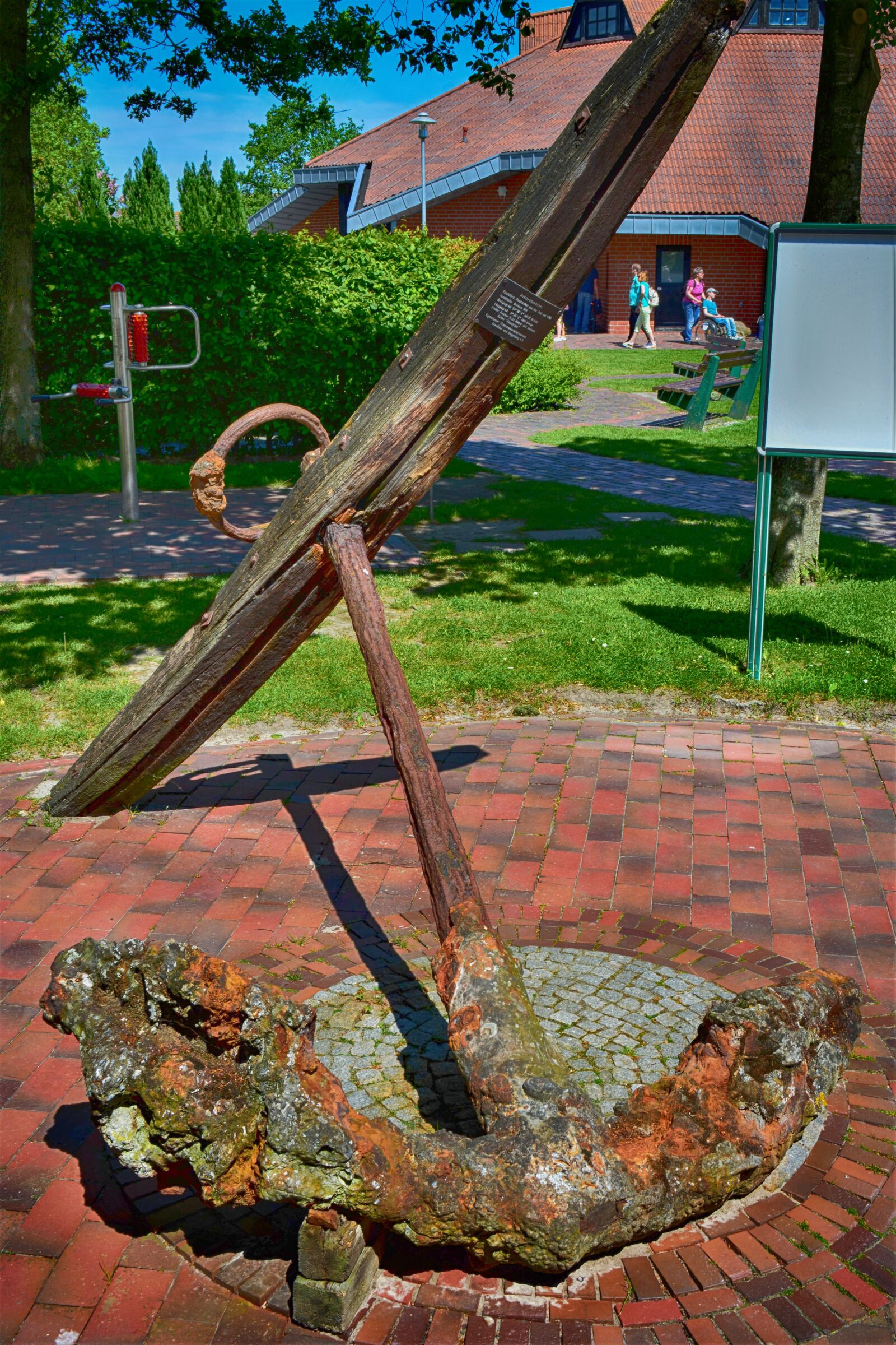 Nikon D5200 sample photo. Anchor, old anchor, rusted photography