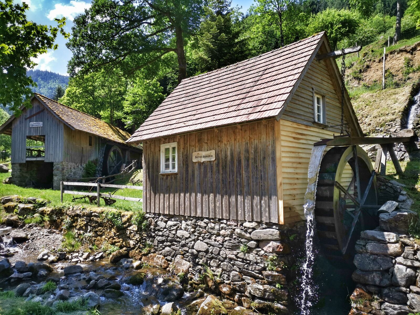 HUAWEI LYA-L29 sample photo. Mill, waterwheel, water mill photography