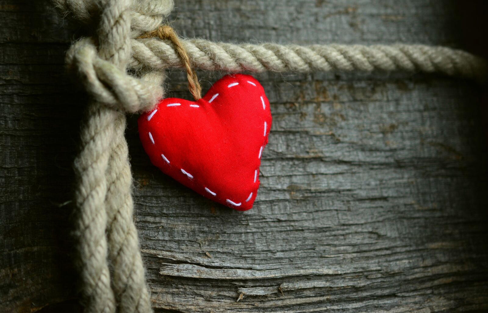 Nikon D5200 sample photo. Heart, red, rope photography
