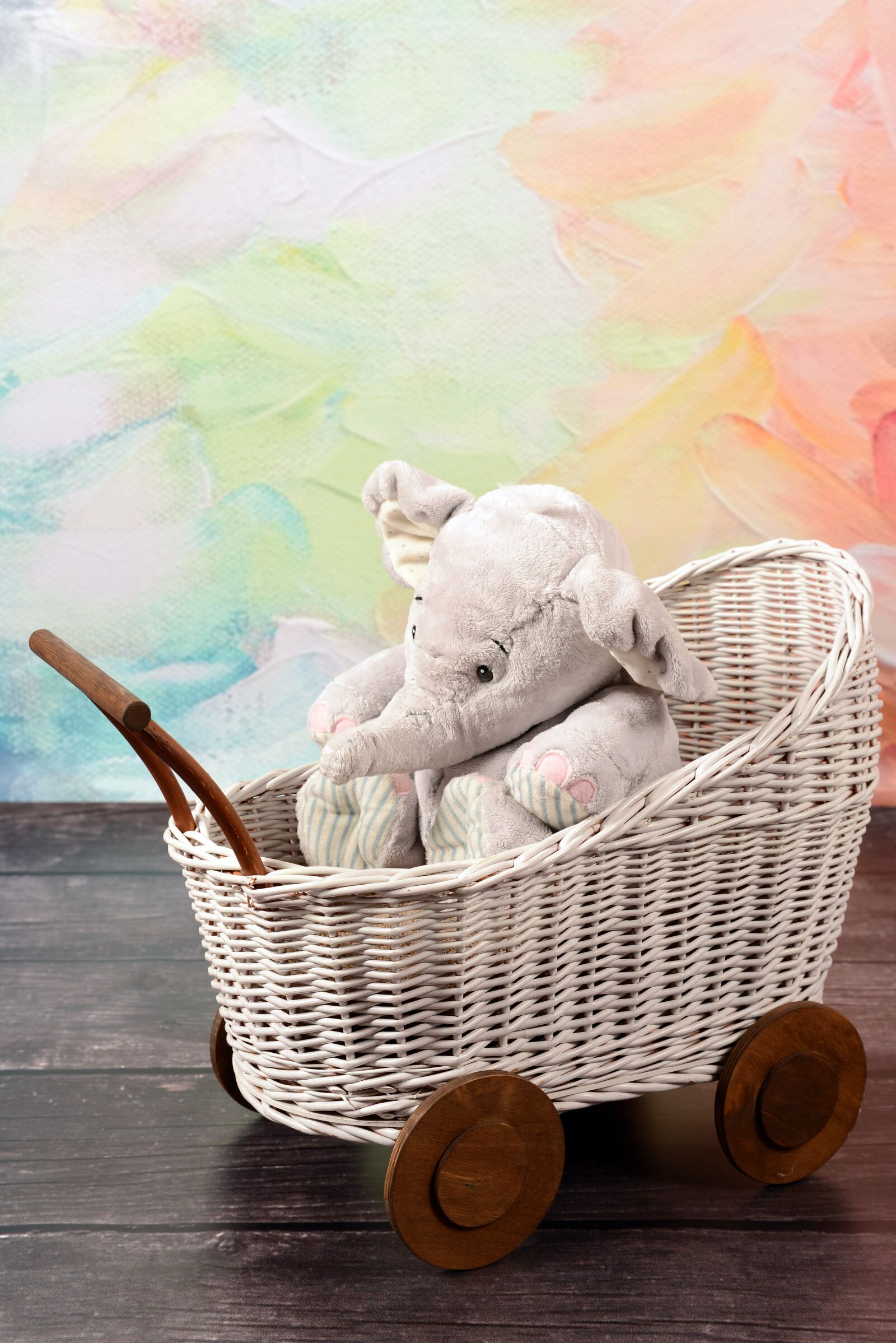 Nikon D800 sample photo. Elephant, toy, plush photography
