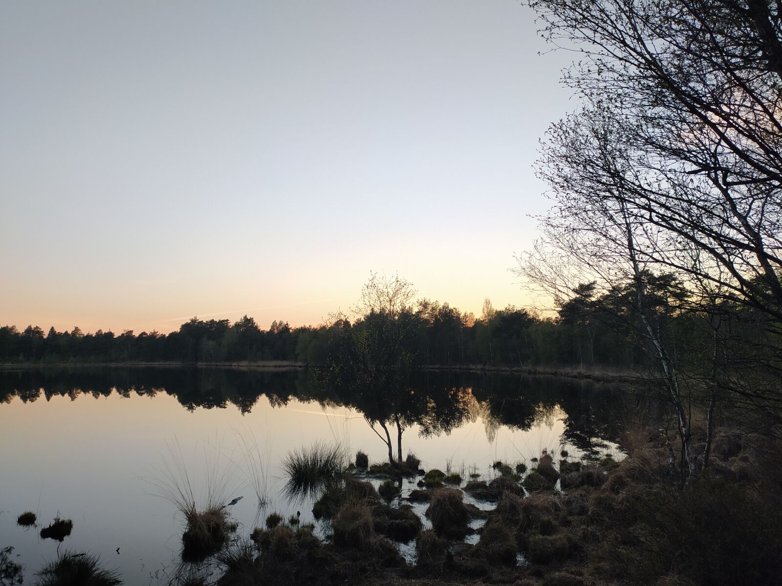 Xiaomi Redmi Note 8T sample photo. Abendstimmung, lake, mirroring photography