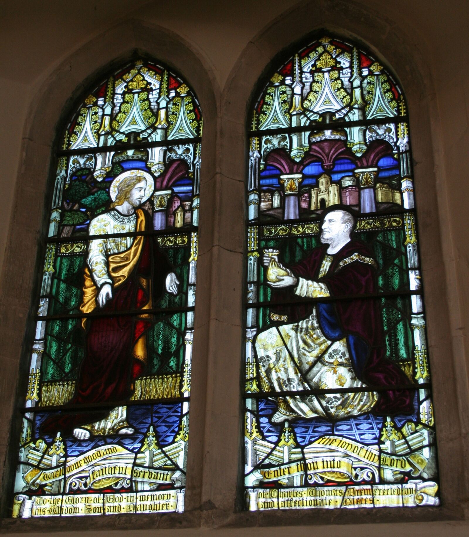 Canon EOS 350D (EOS Digital Rebel XT / EOS Kiss Digital N) sample photo. Stained glass window, chartham photography