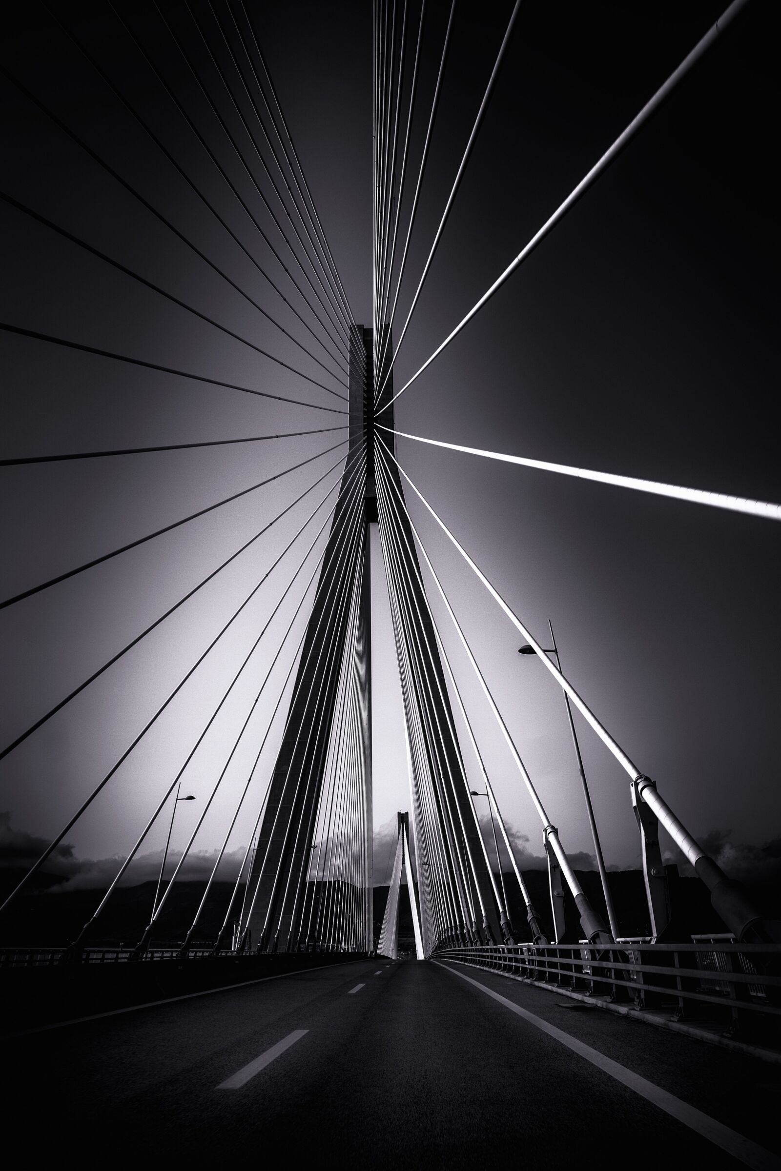 Fujifilm X-E1 sample photo. Rio-antirrio bridge, suspension bridge photography