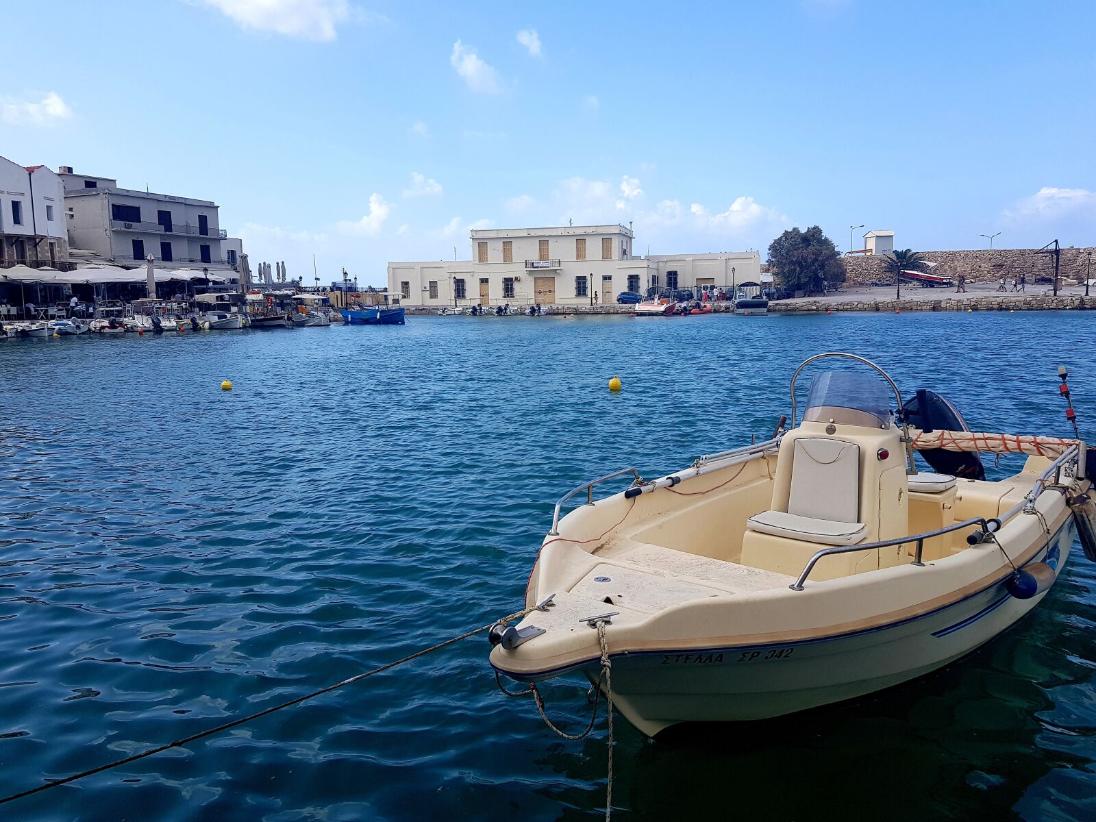 Samsung Galaxy S8+ sample photo. Greece, water, boat photography