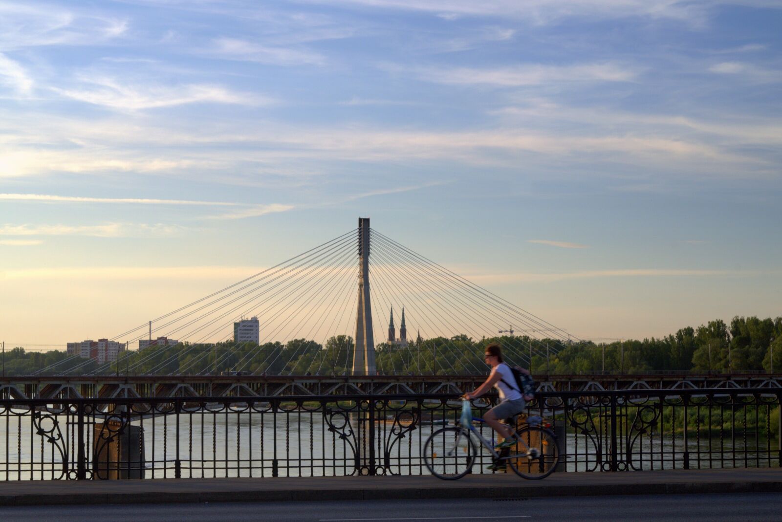 Pentax K-S2 sample photo. Warsaw, wisla, bridge photography