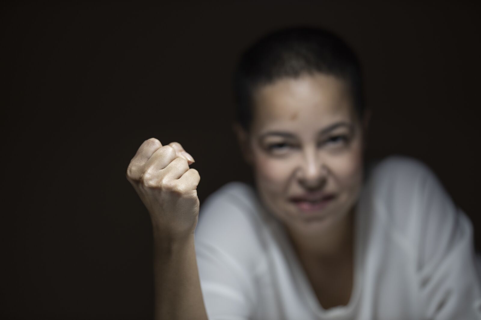 Canon RF 85mm F1.2L USM sample photo. Model, human, expression photography