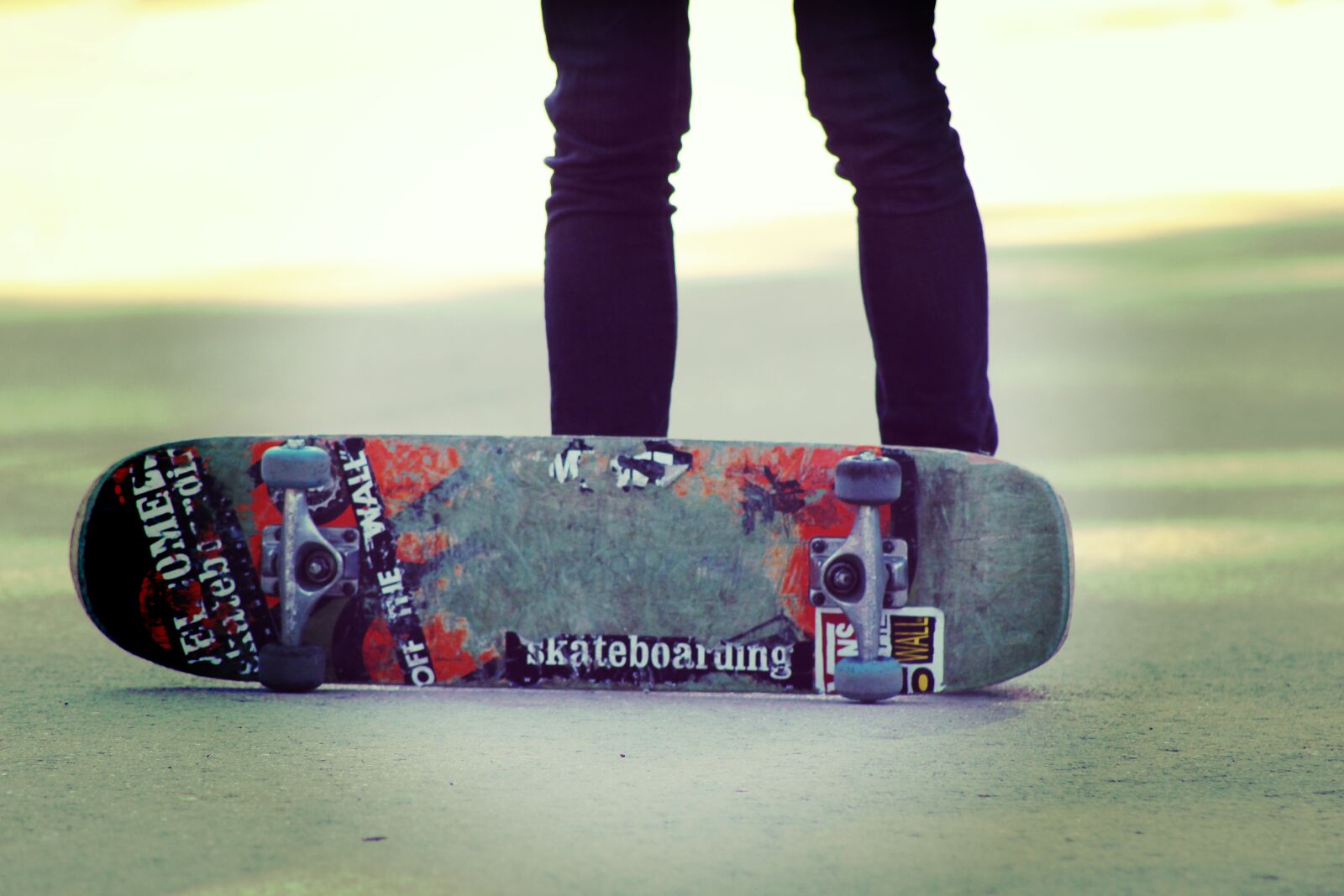 Canon EF 75-300mm f/4-5.6 sample photo. Skater, park, urban photography