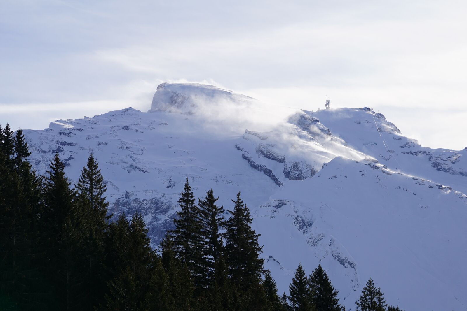 Sony DT 55-300mm F4.5-5.6 SAM sample photo. Snow, mountain, winter photography