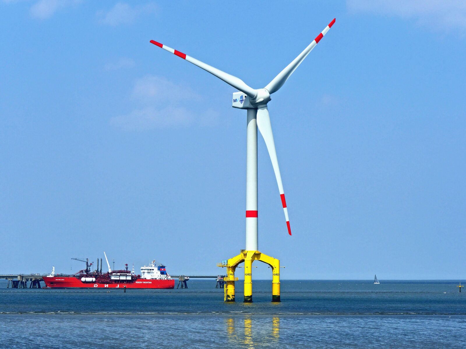 Panasonic Lumix DMC-GH3 sample photo. Ship, water, sea, windmill photography