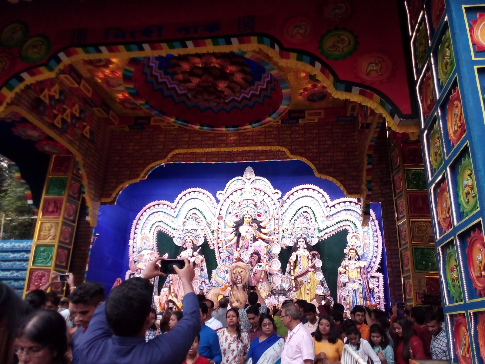 Micromax Canvas Juice 4G sample photo. Durga, festival, worship photography