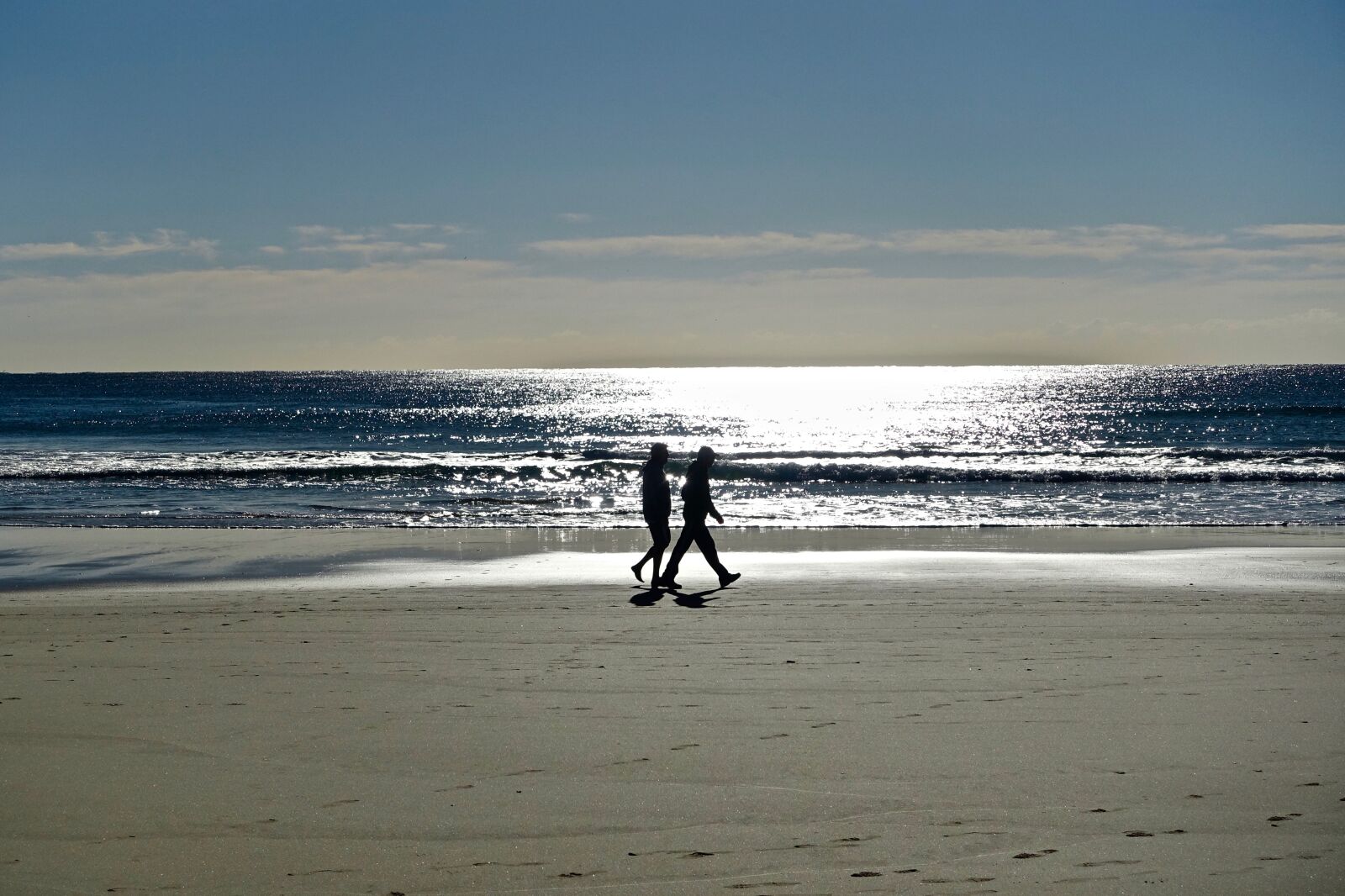 Sony Cyber-shot DSC-RX100 III sample photo. Couple, stroll, beach photography