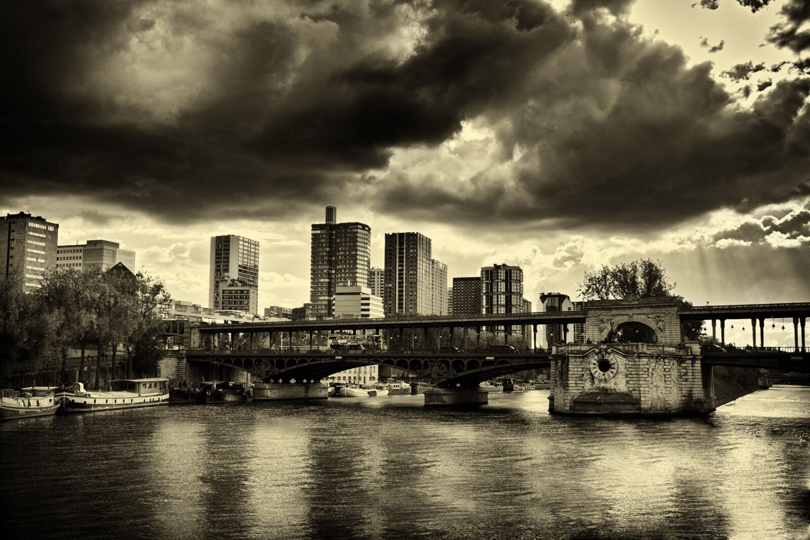 Nikon D7200 sample photo. Paris, bw, france photography