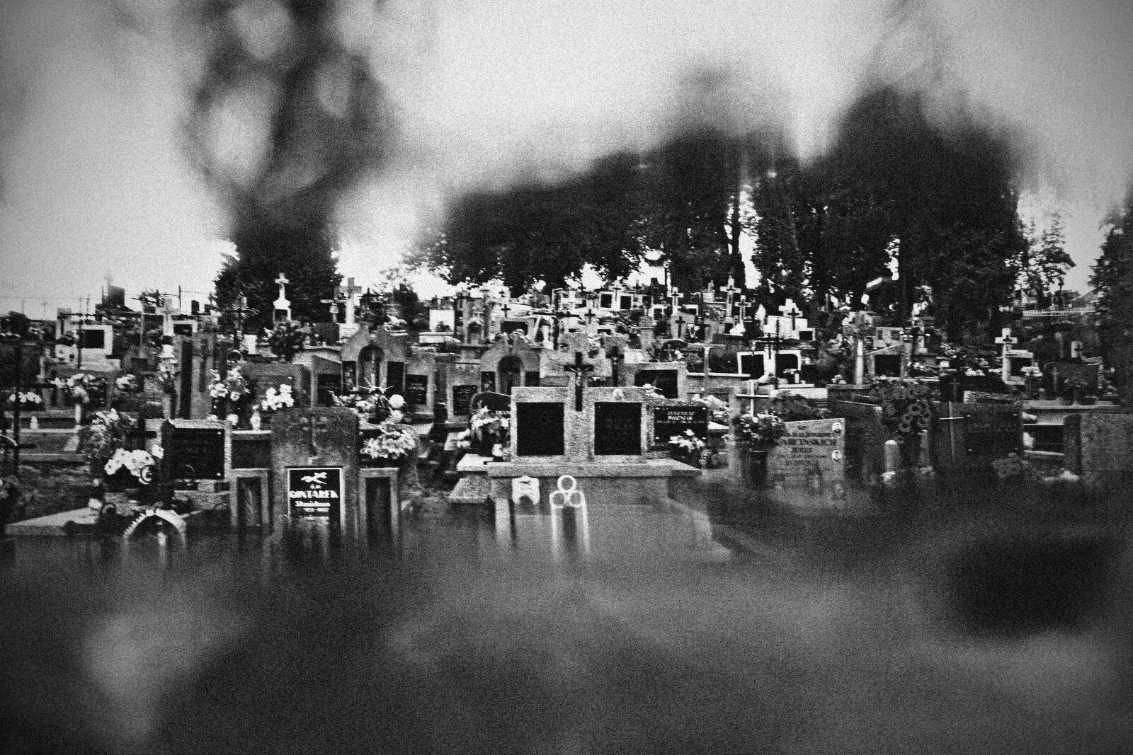 Canon EF-S 18-55mm F3.5-5.6 II sample photo. Cemetery photography