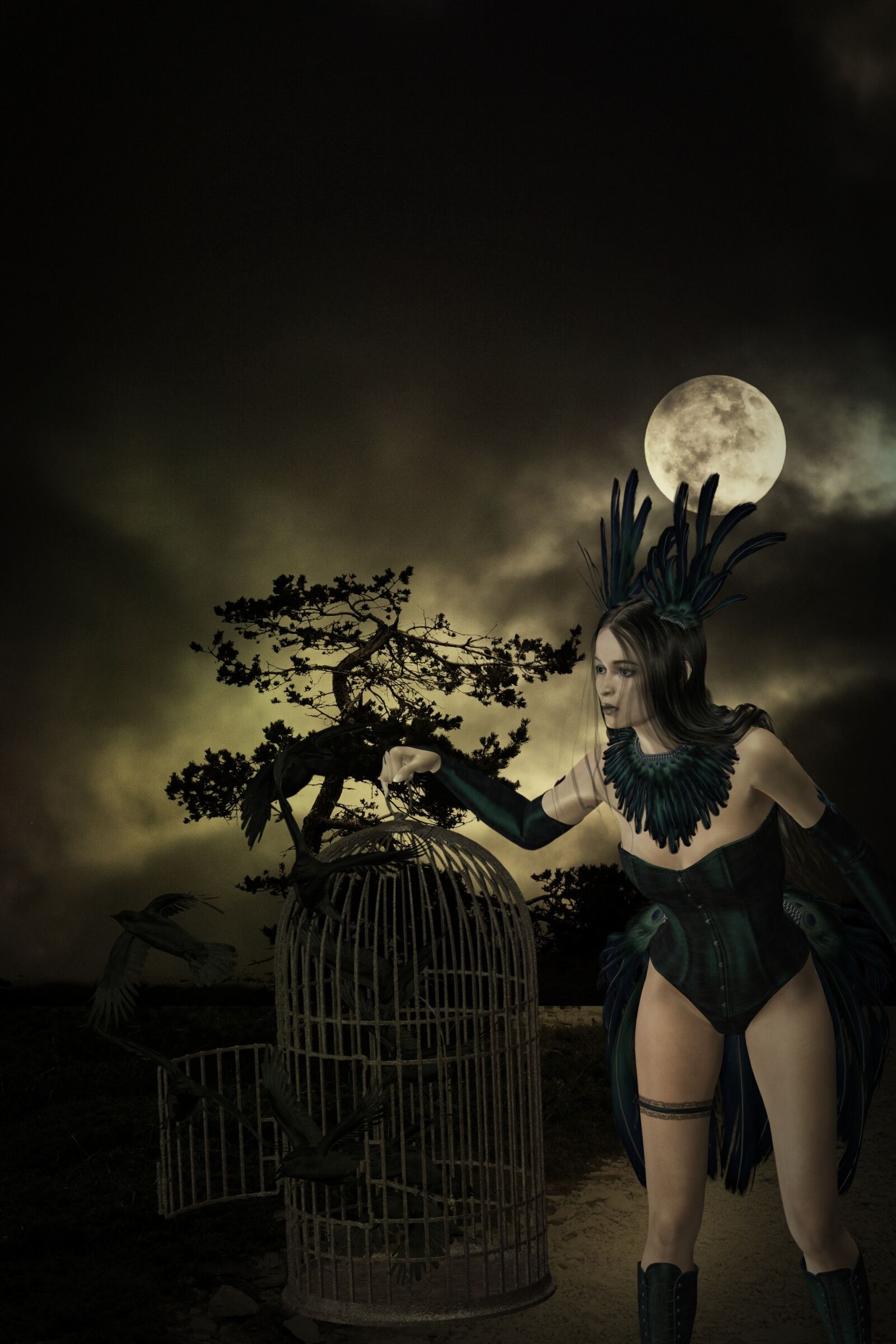 Canon EOS D60 sample photo. Darkness, moon, full moon photography