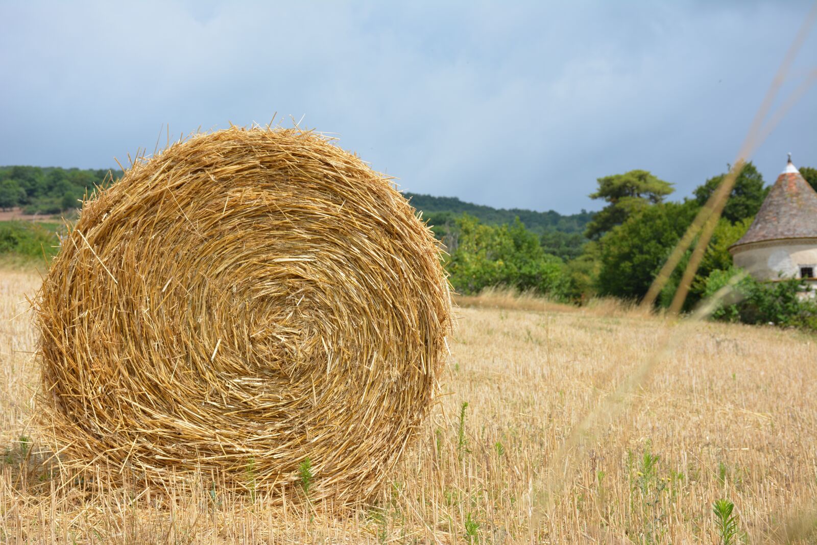 Nikon D5200 sample photo. Hay, pasture, countryside photography