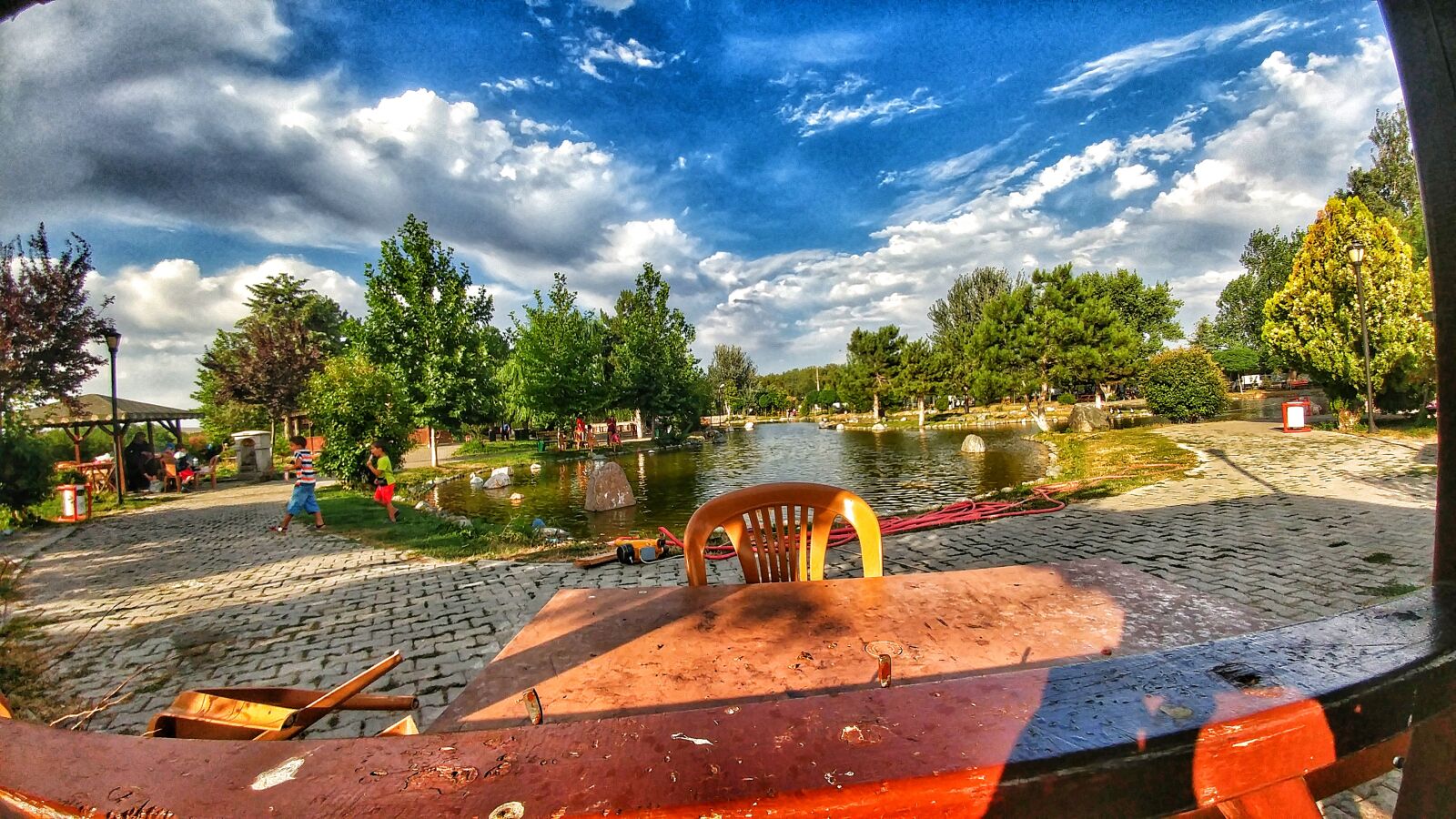 LG G5 sample photo. Blue, sky, lake, nature photography