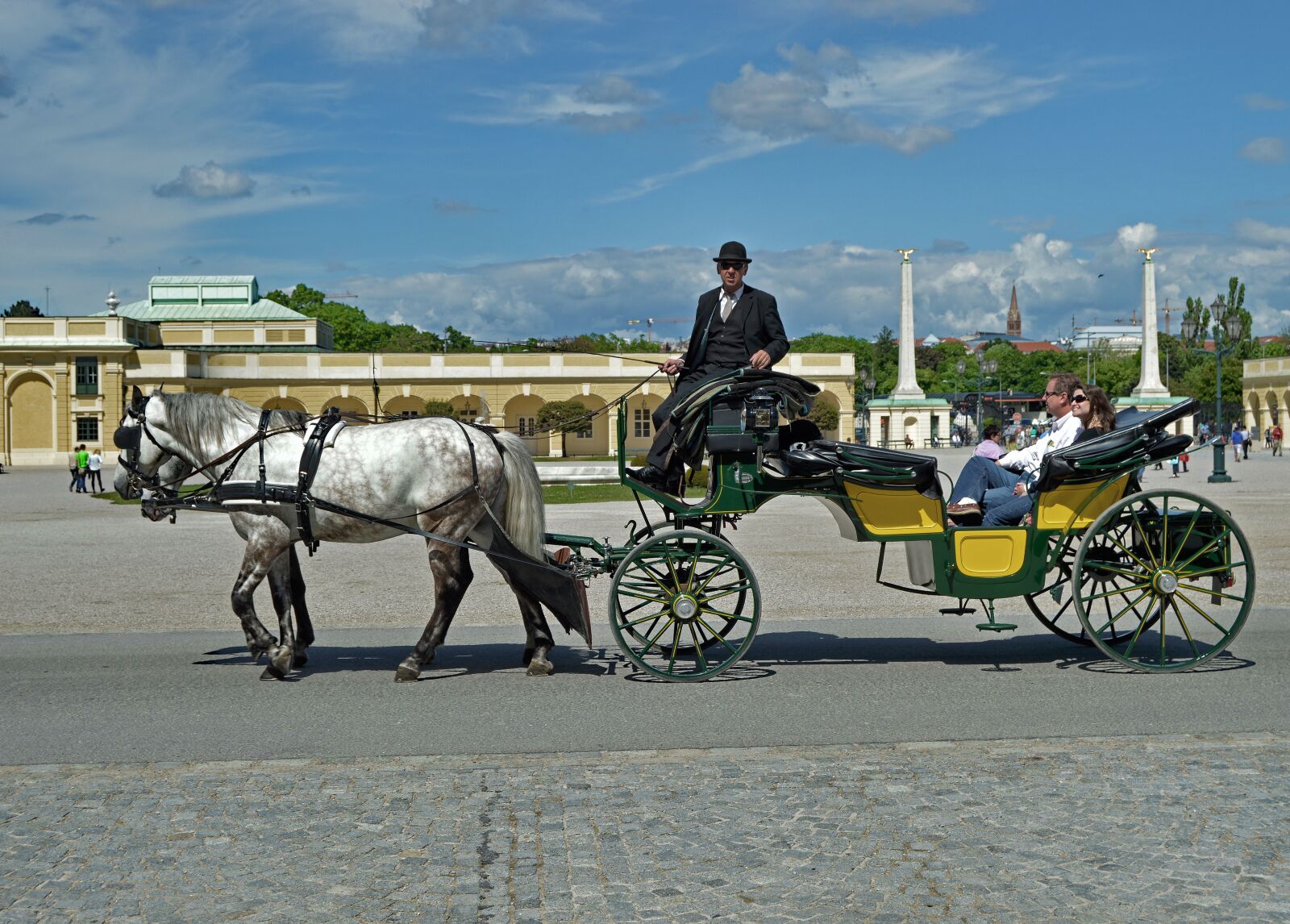 Nikon D3200 sample photo. Horse carriage, sch nbrunn photography