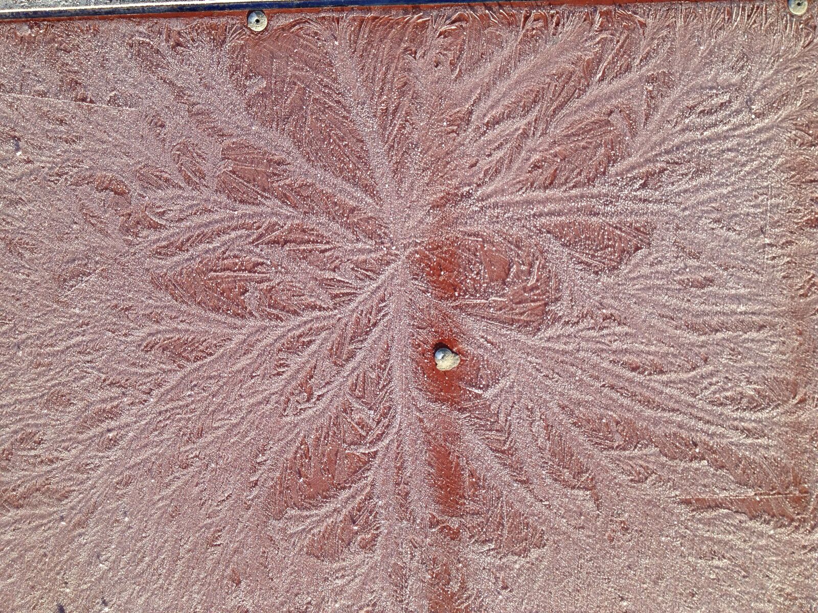 Apple iPhone 4S sample photo. Frost, patterns, winter photography
