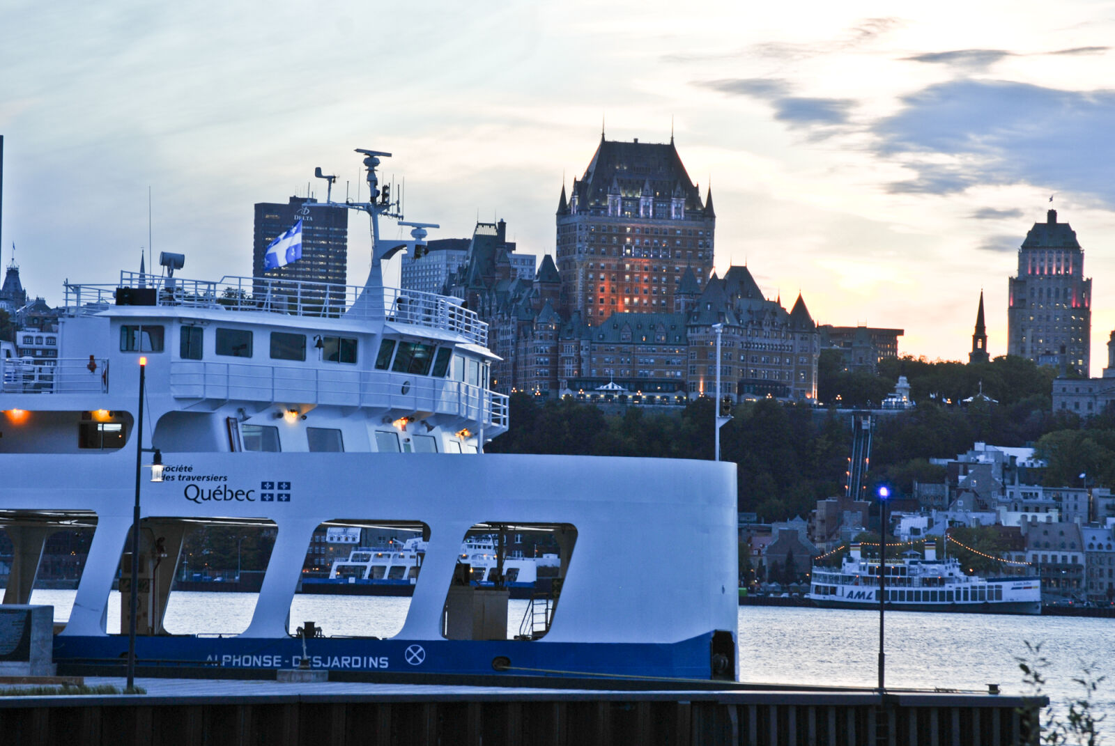 Nikon D200 sample photo. Crossing, ferry, quebec photography