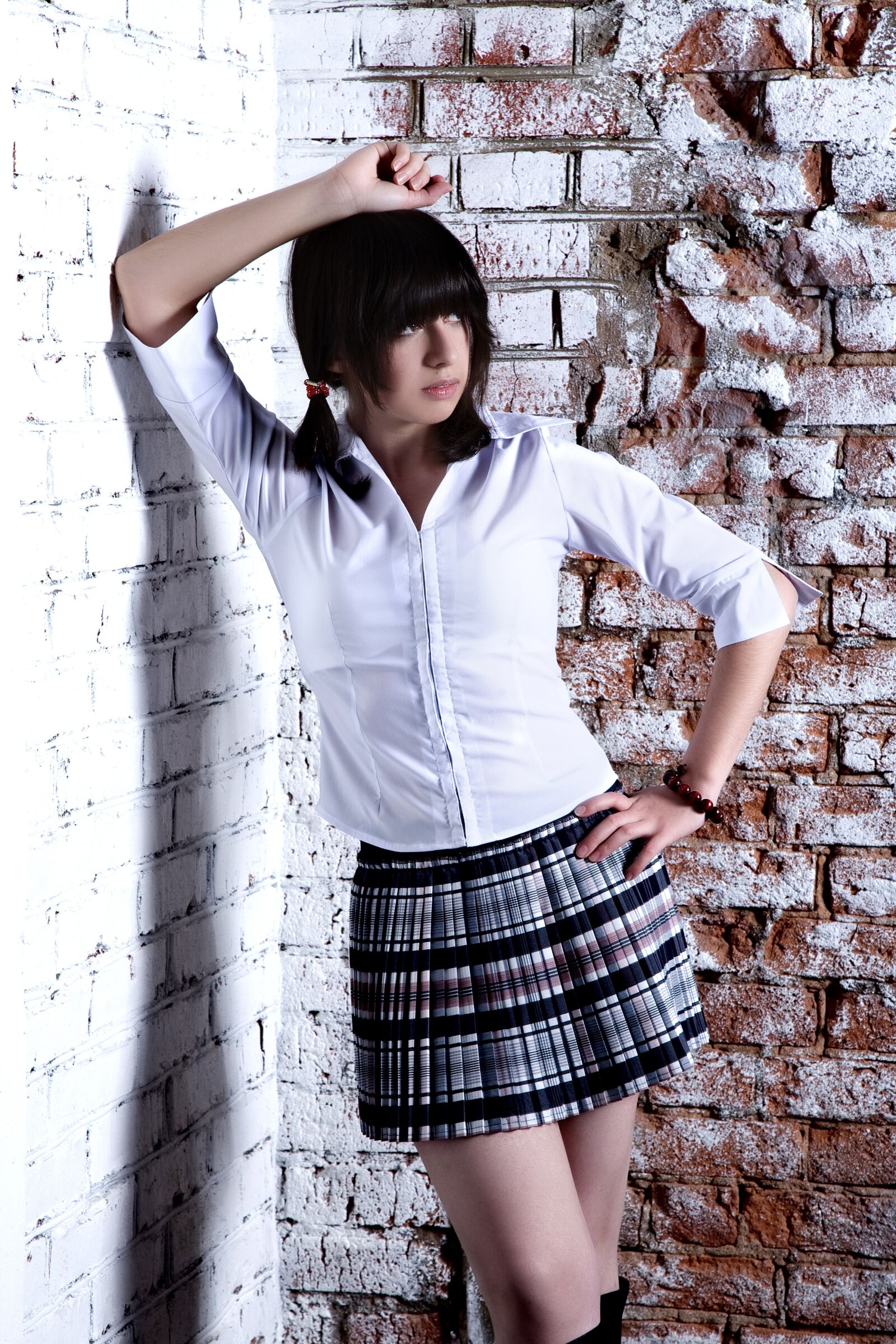 Canon EOS 5D sample photo. Girl, uniform, female photography