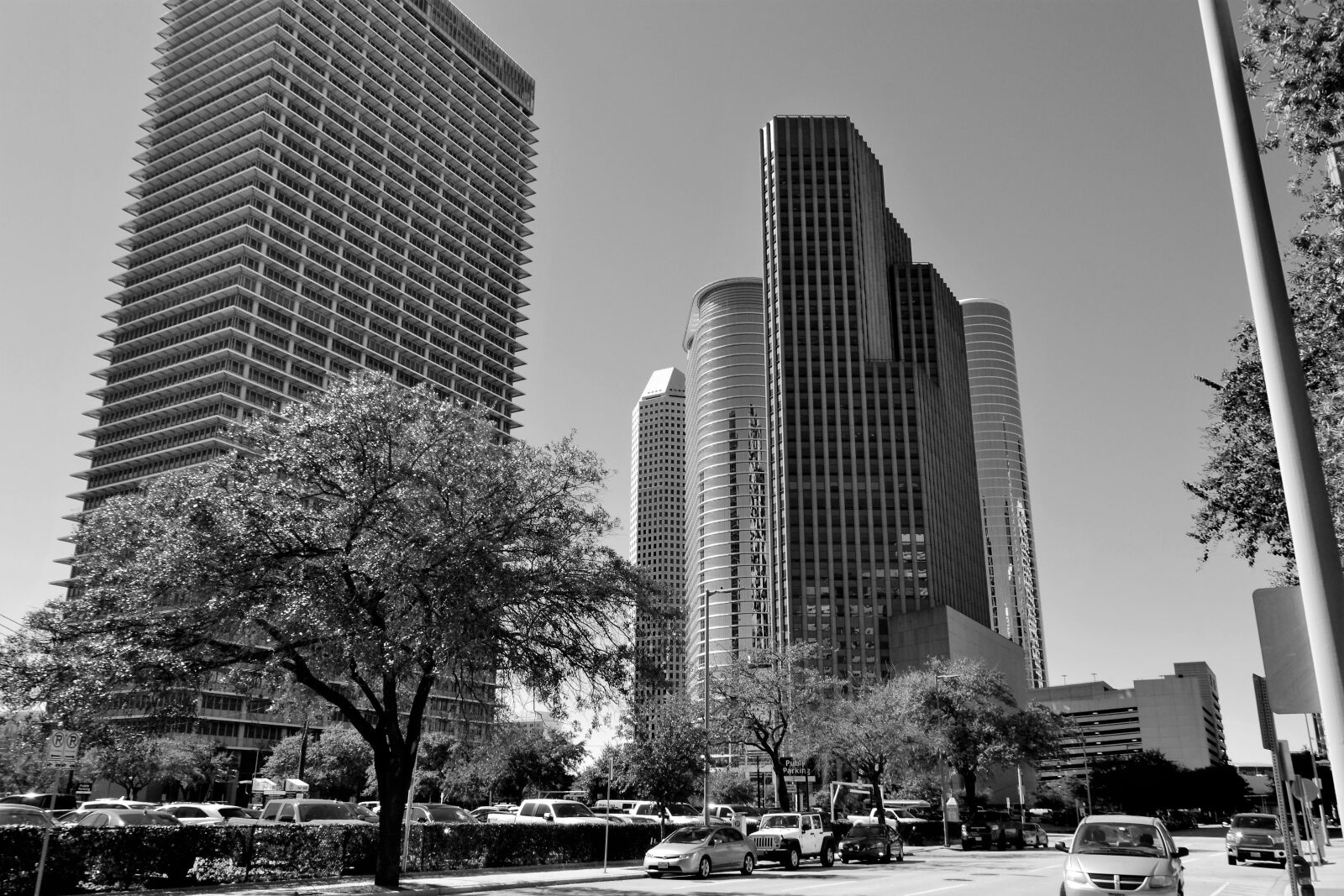Nikon D3100 sample photo. Downtown houston, texas, corporate photography