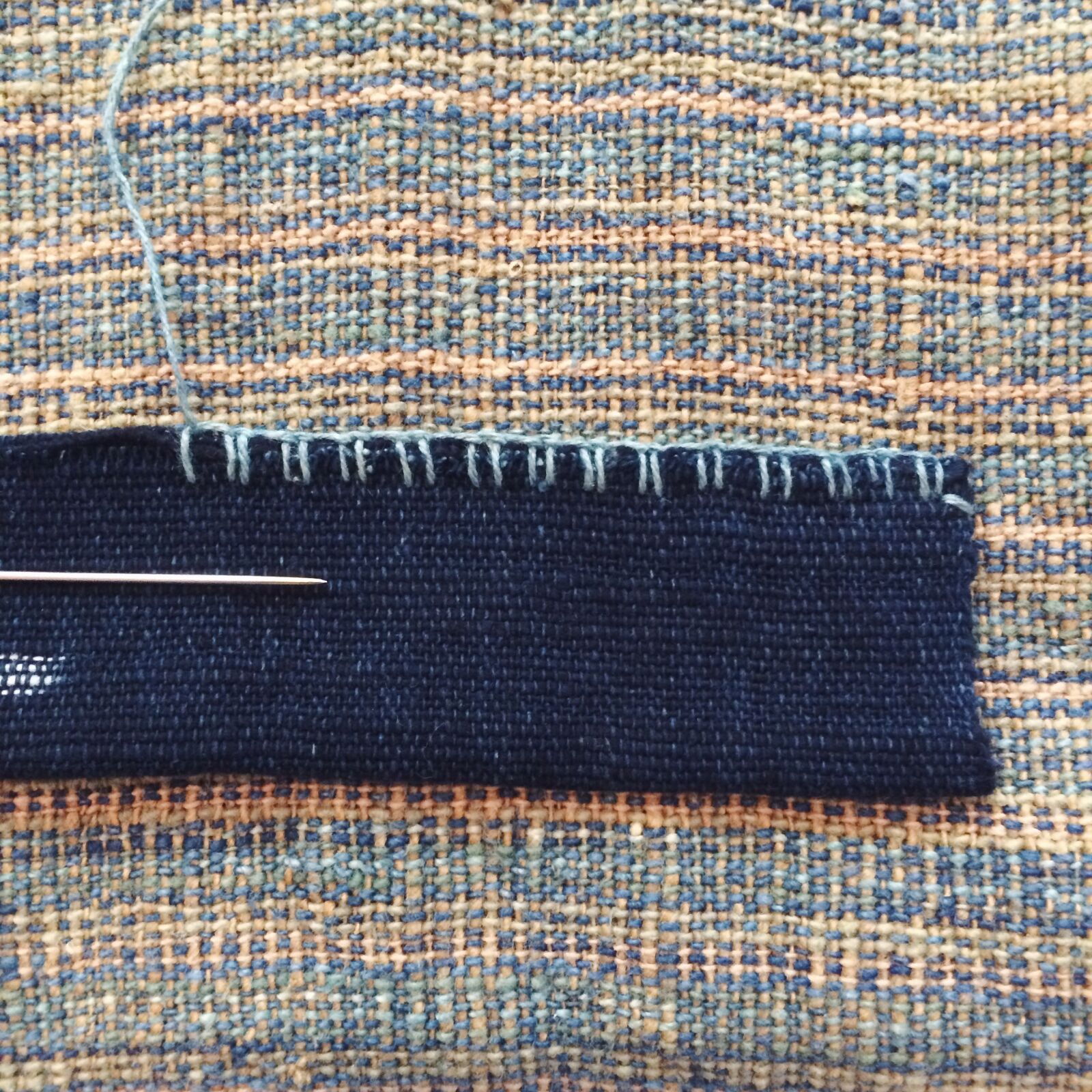 iPhone 5s back camera 4.12mm f/2.2 sample photo. Fabric, indigo, thai, woven photography