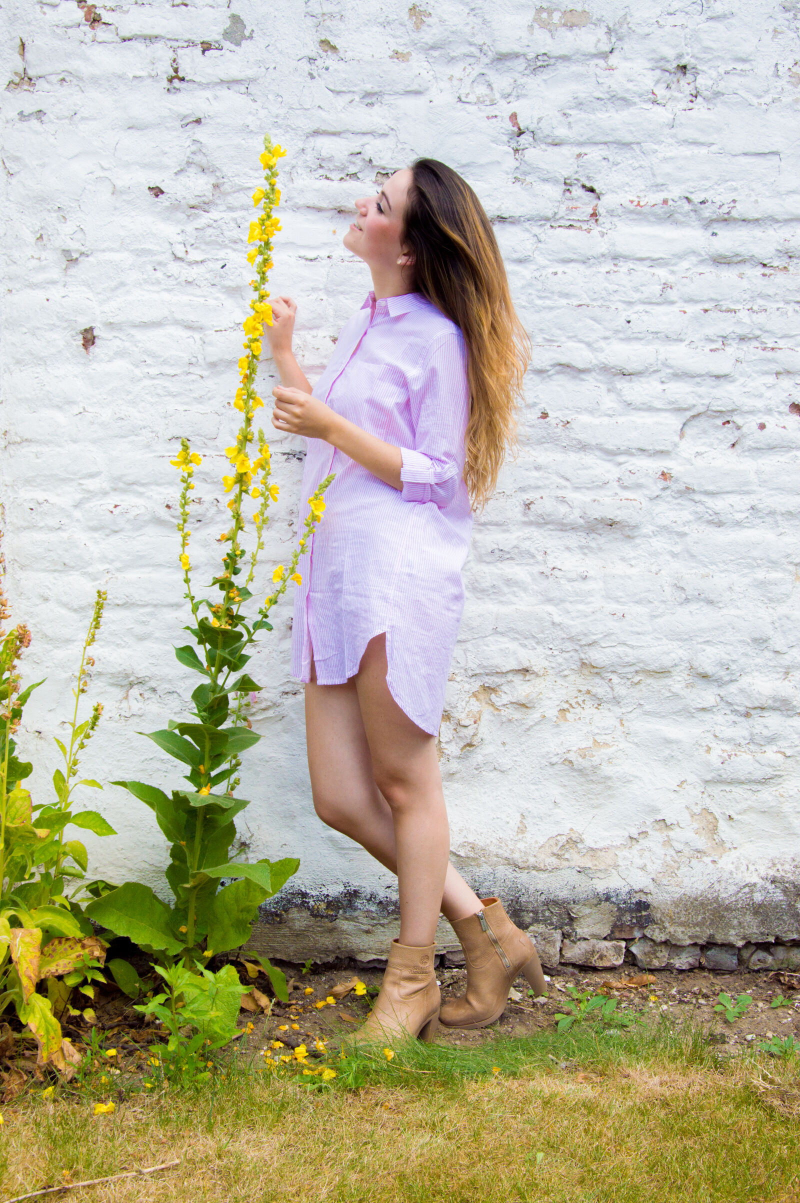 Nikon D3200 sample photo. Flower, girl, summer photography