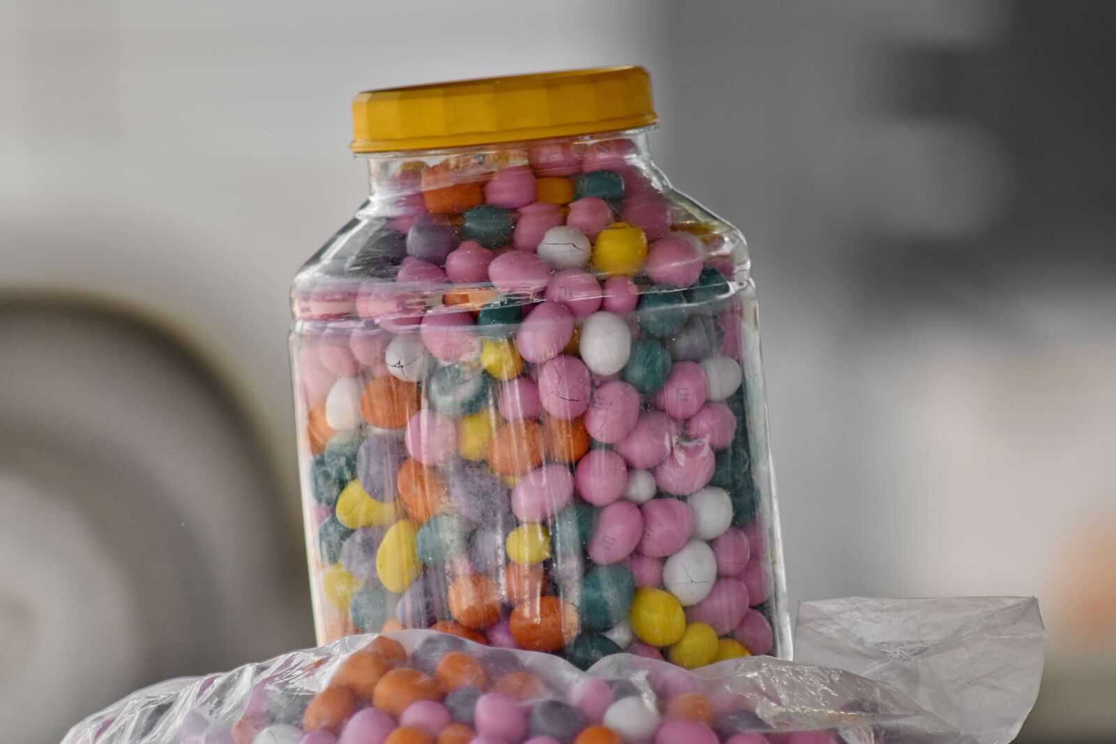 Nikon D5500 sample photo. Candy, jar, confectionery, container photography