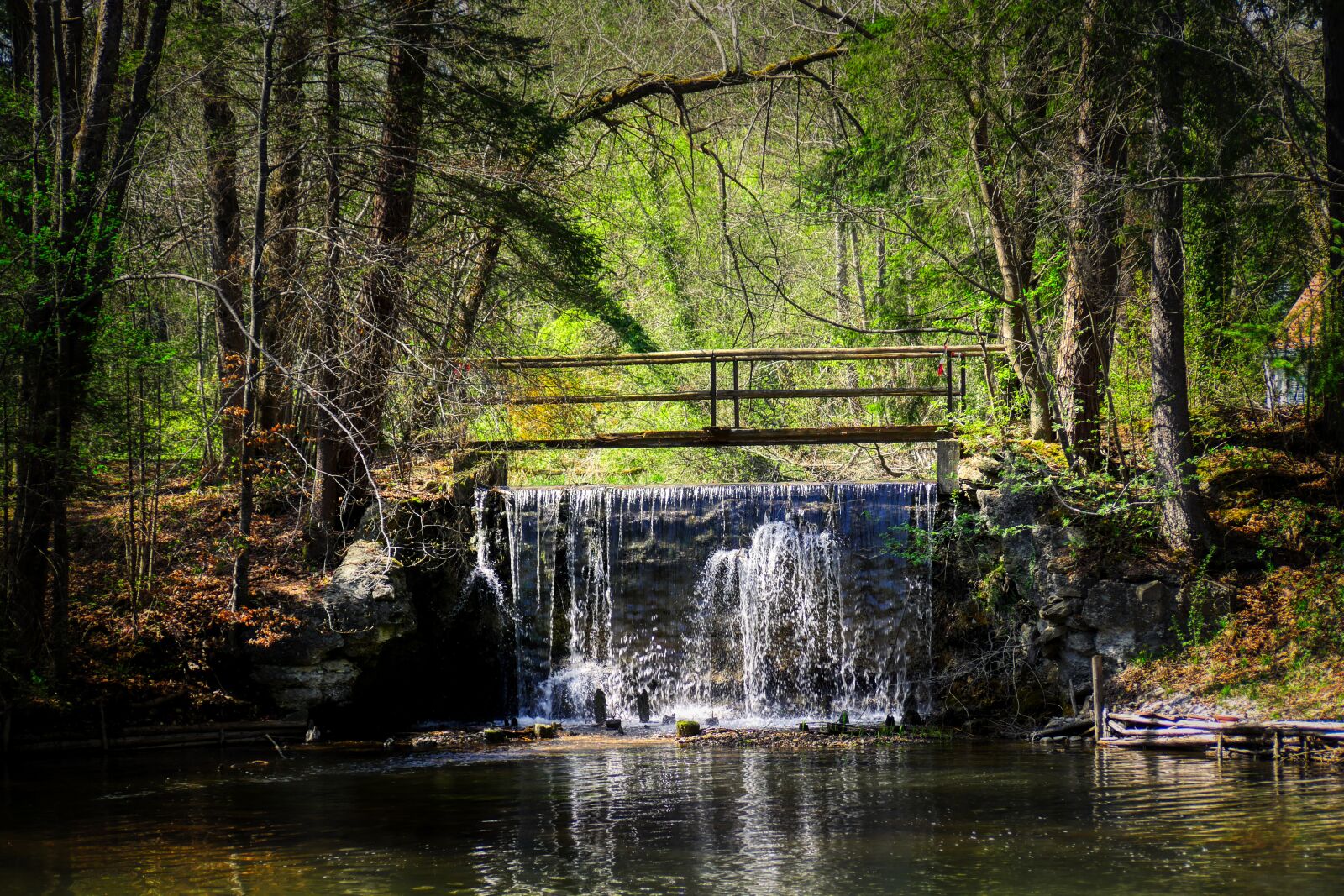 Panasonic Lumix DMC-GX8 sample photo. Bridge, waterfall, barrage photography