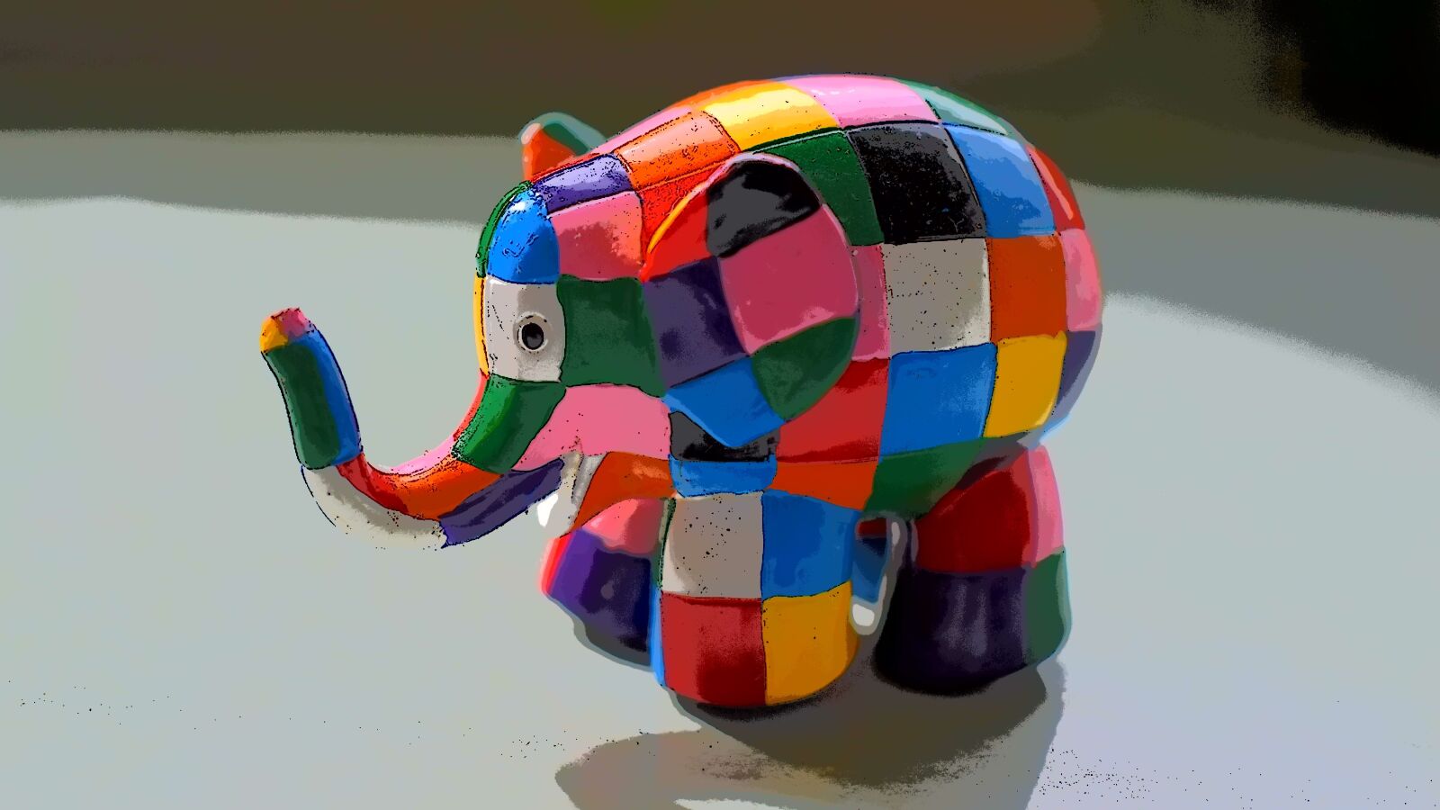Nikon D3300 sample photo. Toy, elephant, elmer photography