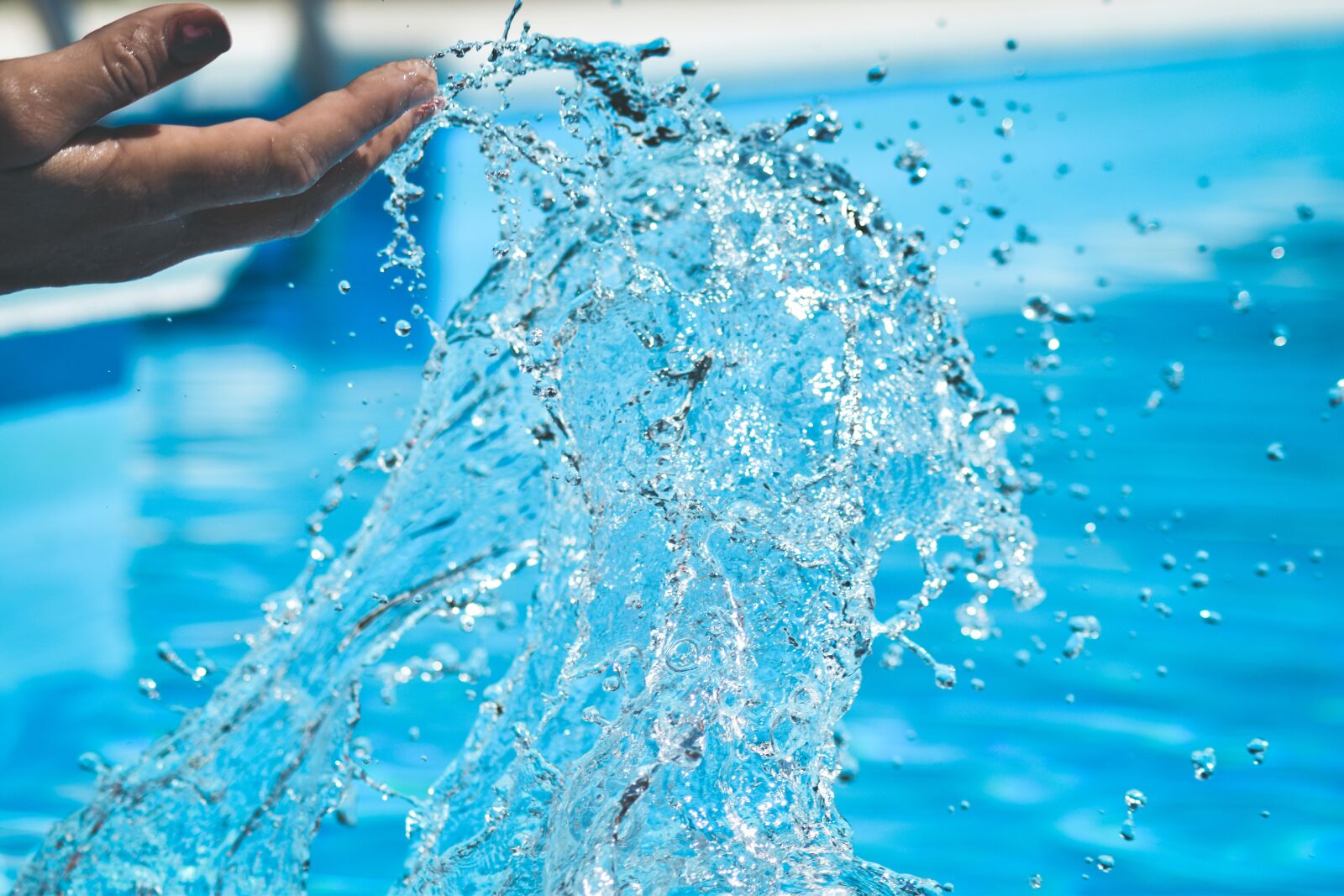 Nikon D3300 sample photo. Water, pool, blue photography