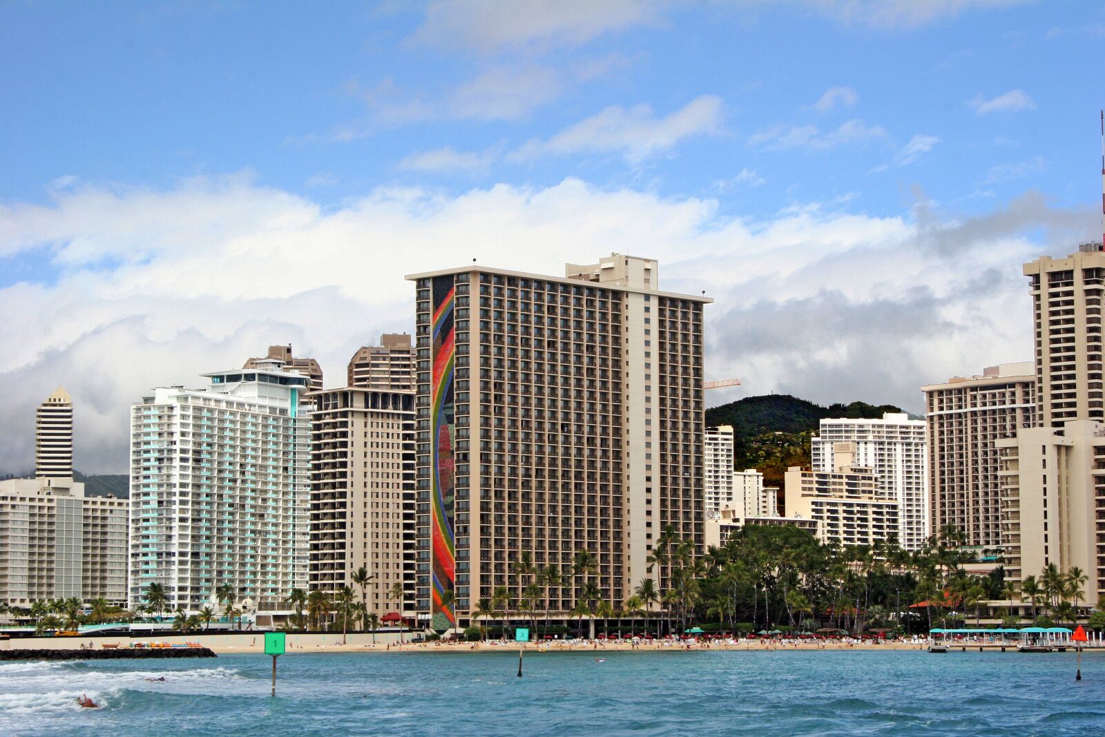 Canon EOS 20D sample photo. Hawaii, hotel, beach photography