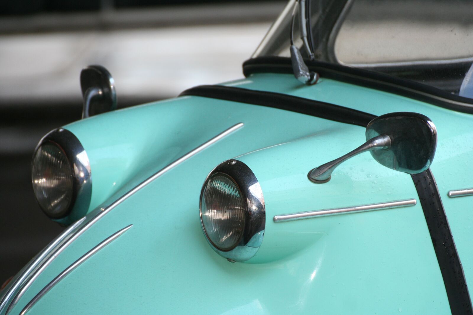 Canon EOS 350D (EOS Digital Rebel XT / EOS Kiss Digital N) sample photo. Messerschmitt, piaggio, roller photography