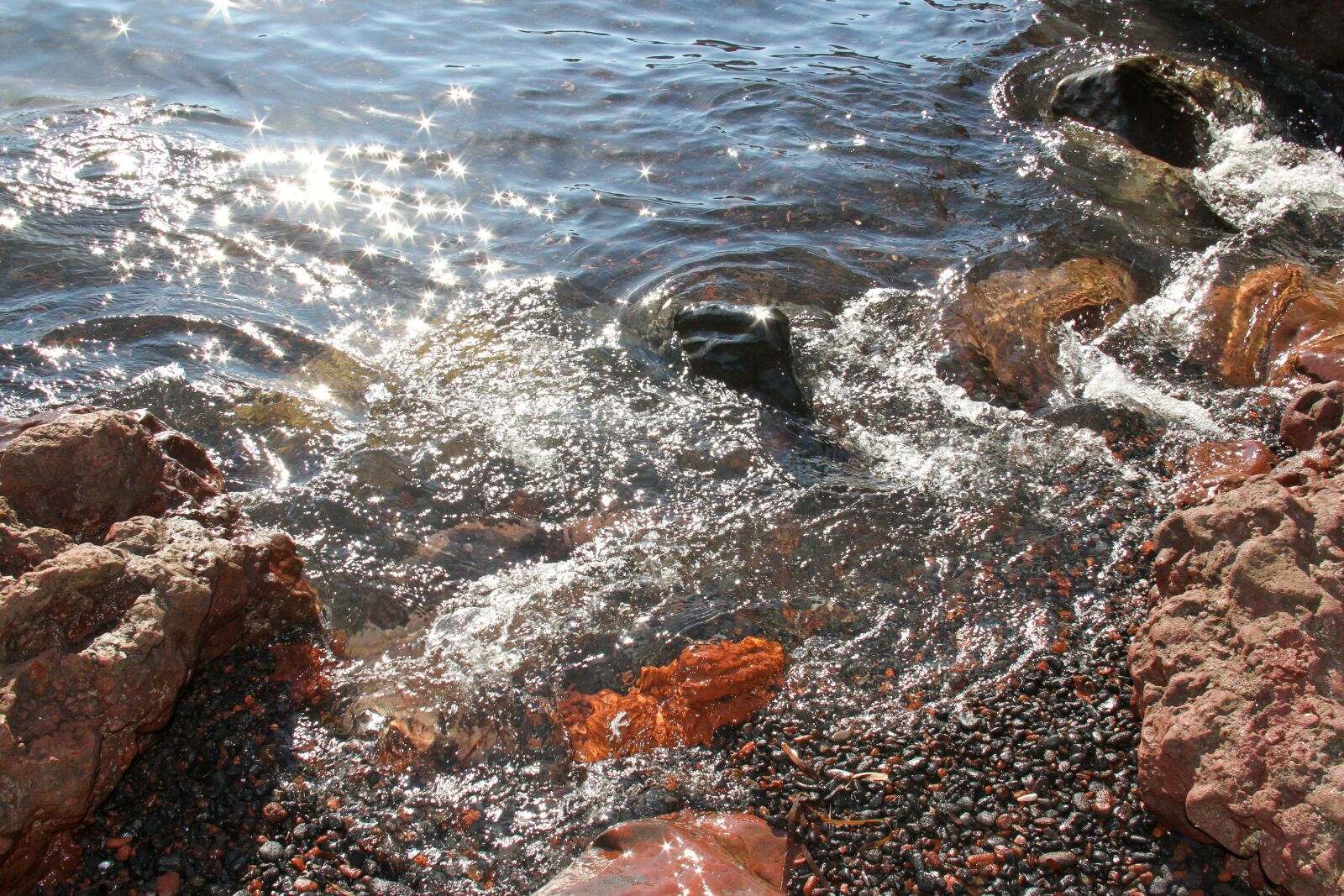 Canon EOS 7D sample photo. Akrotiri, red beach, santorini photography