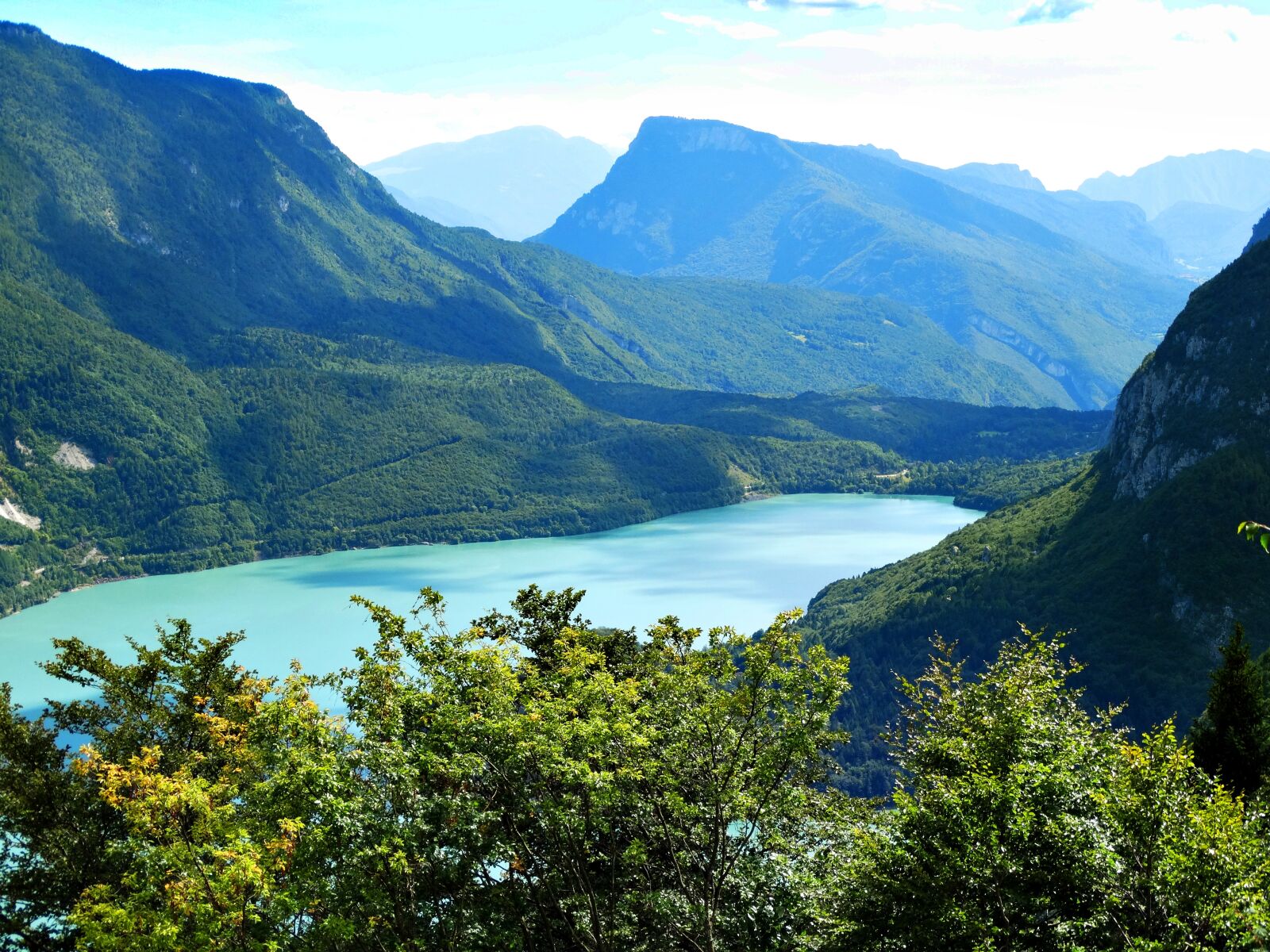 Sony Cyber-shot DSC-HX300 sample photo. Lake molveno, mountain lake photography