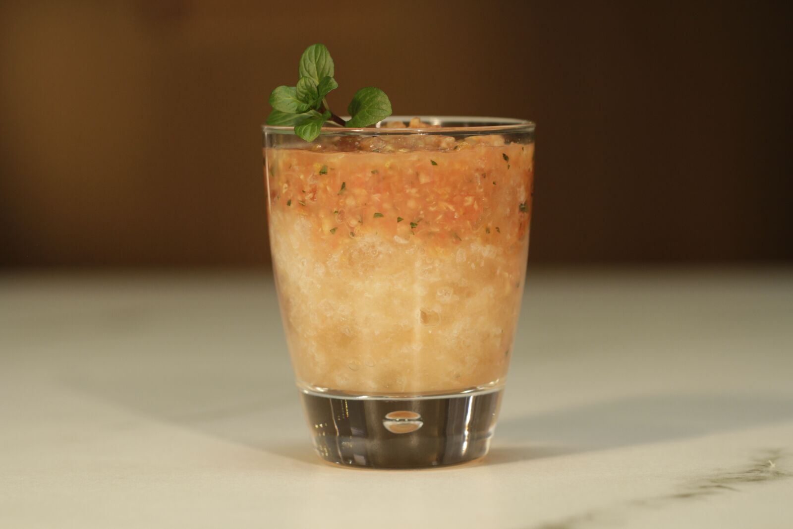 Canon EF 100mm F2.8L Macro IS USM sample photo. Glass, icee, food photography