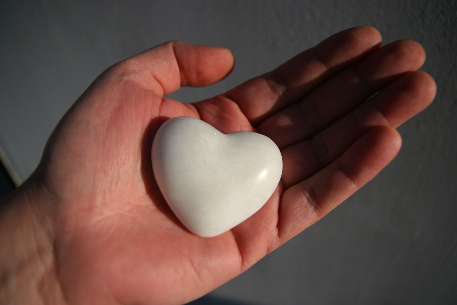 Canon EOS 20D sample photo. Heart, hand, love photography