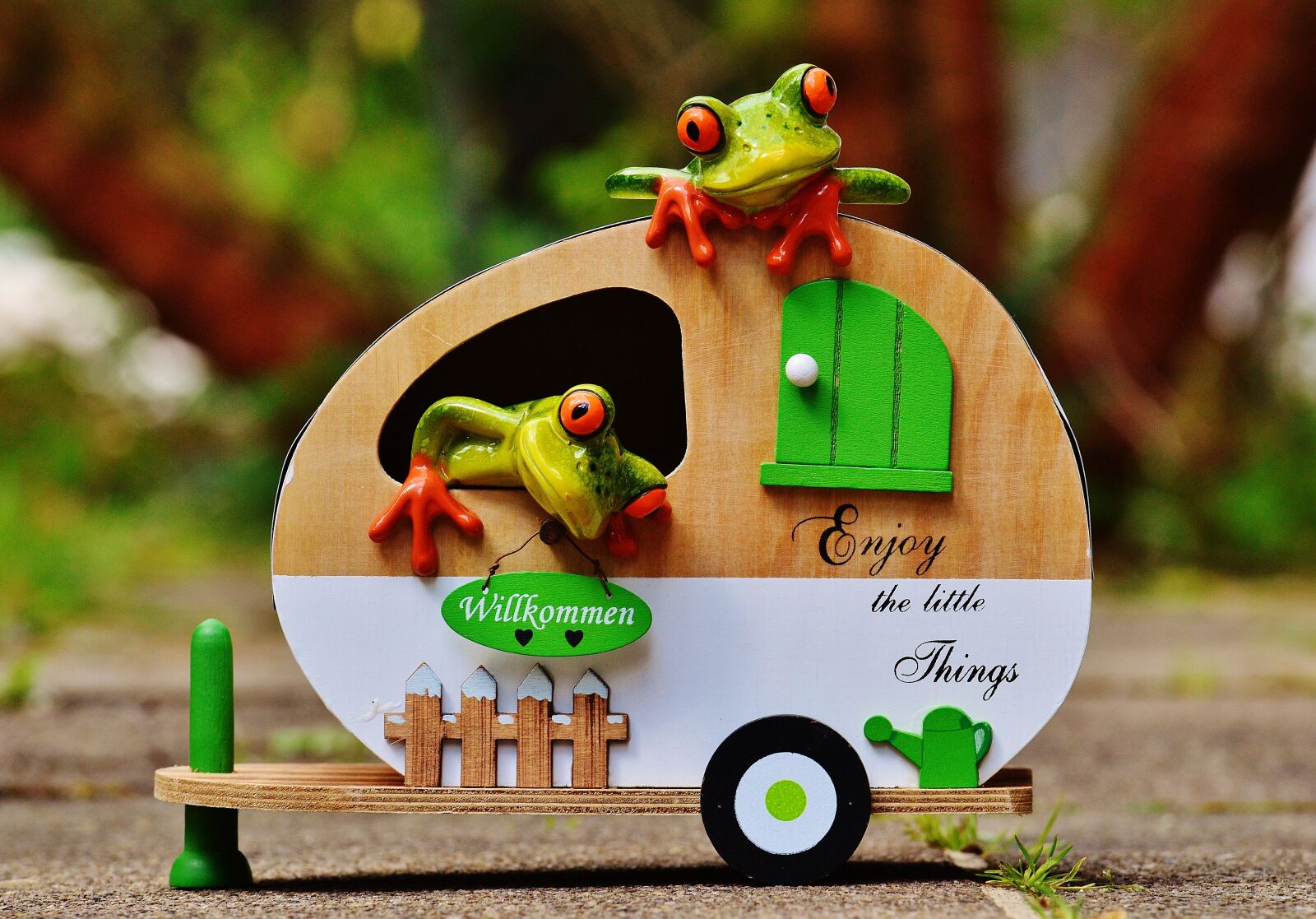 Nikon D3200 sample photo. Frogs, caravan, funny photography