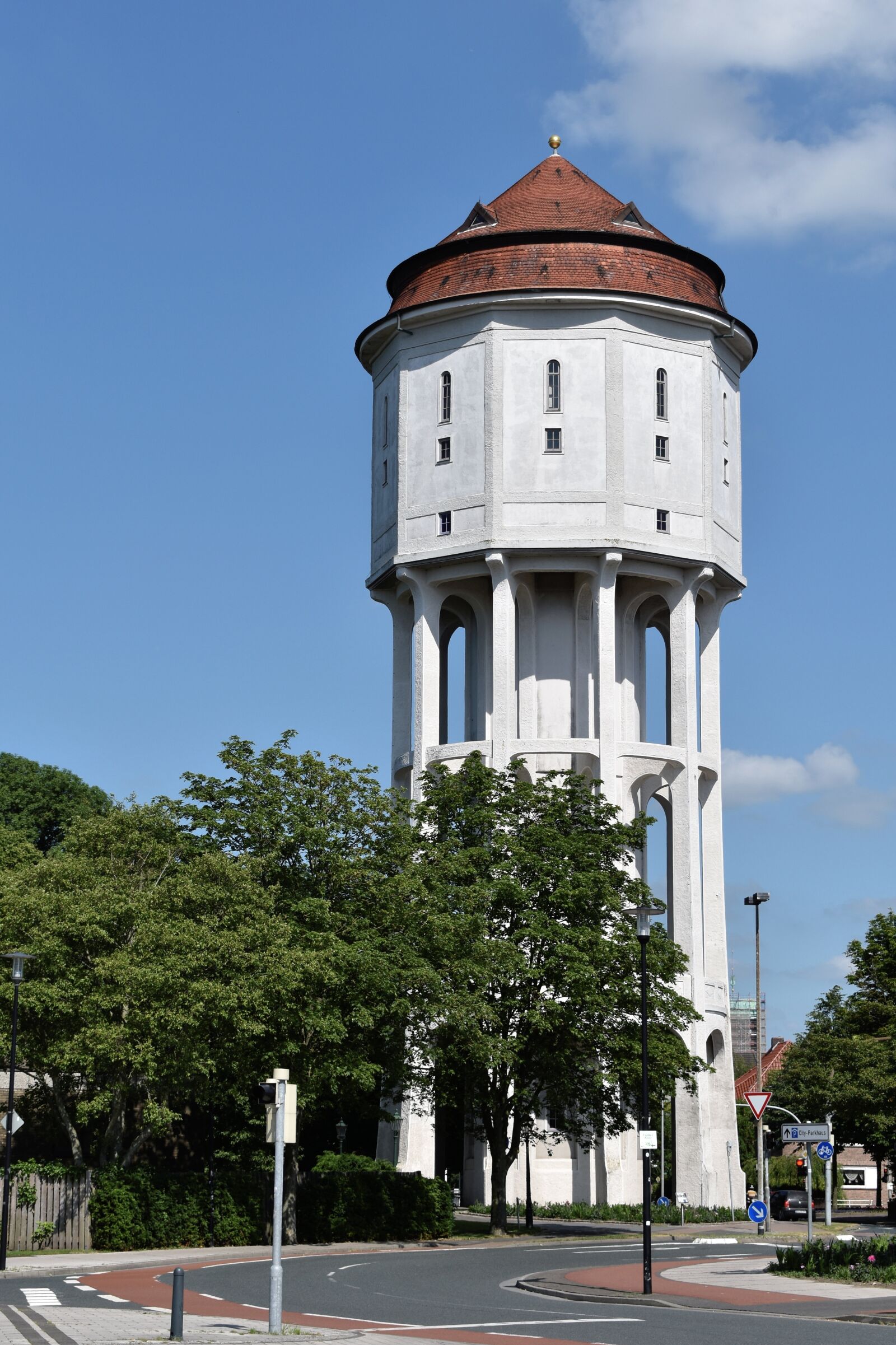 Nikon D5600 sample photo. Water tower, emden tower photography