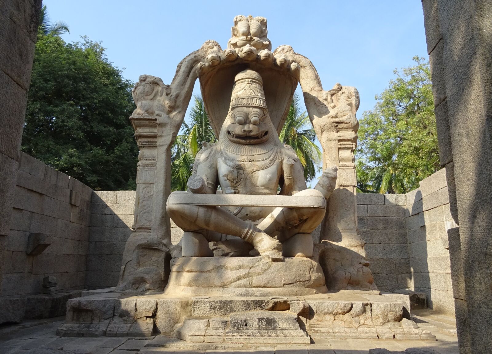 Sony DSC-HX60V sample photo. Narasimha vigraha, ugra narasimha photography