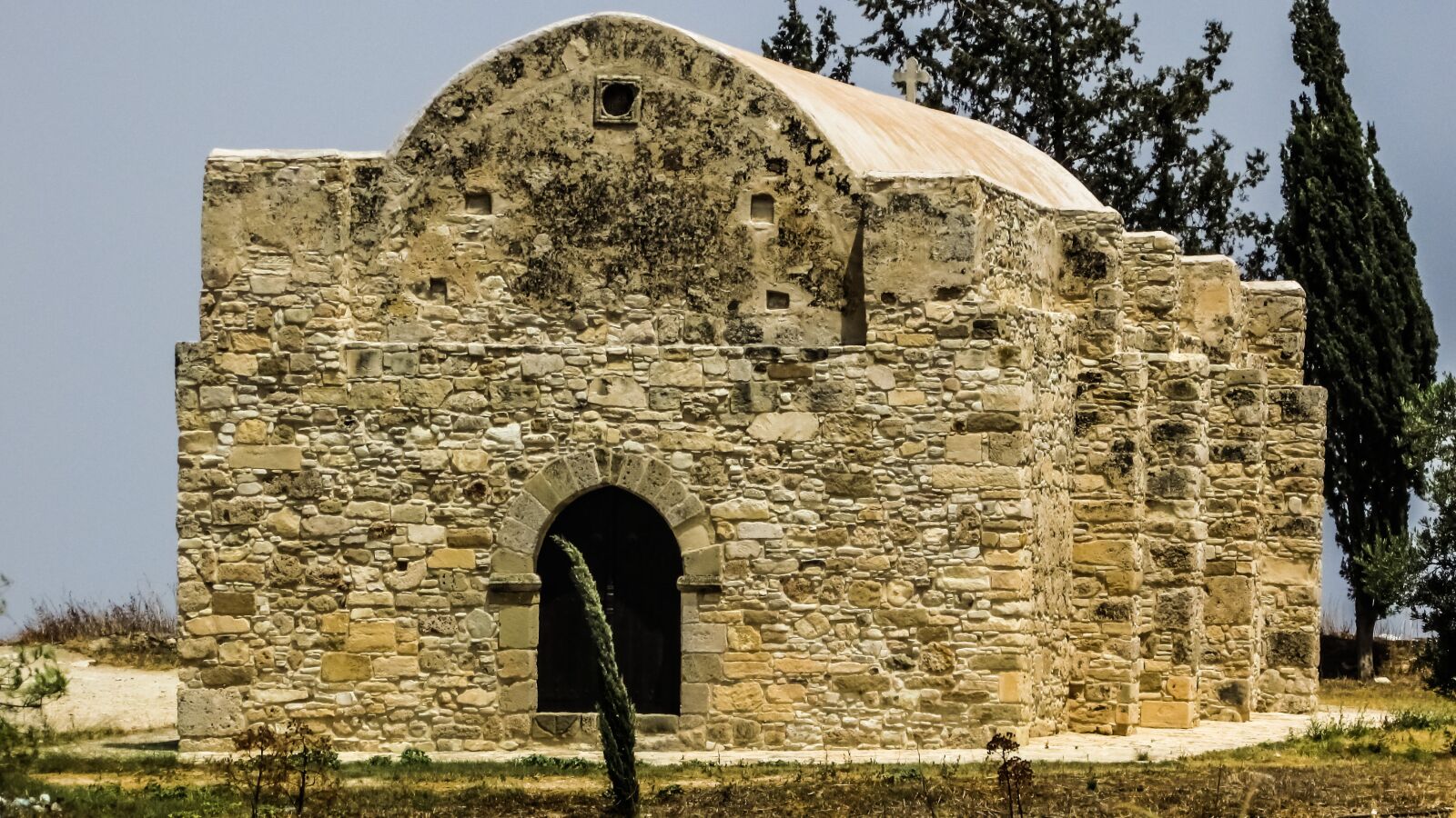 Canon PowerShot SX400 IS sample photo. Cyprus, tersefanou, church photography