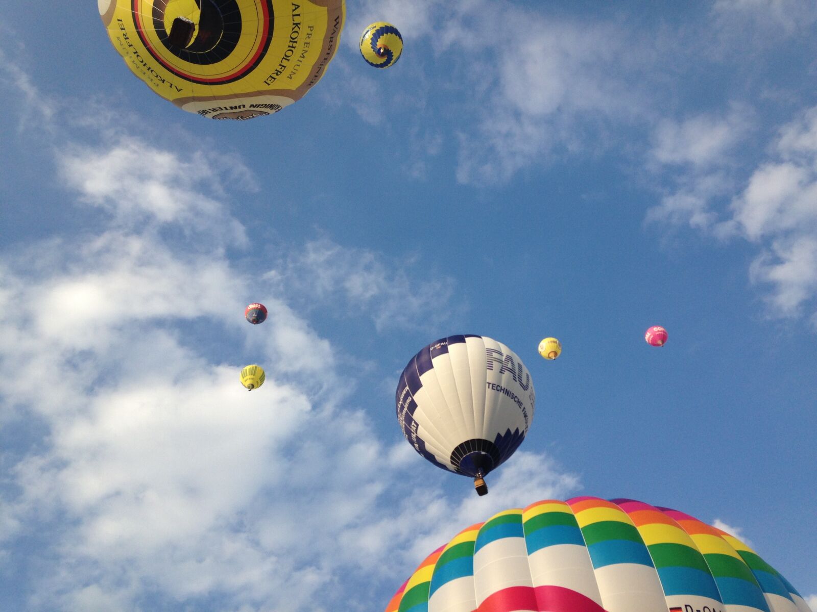 iPhone 5c back camera 4.12mm f/2.4 sample photo. Ballons, hot air balloons photography