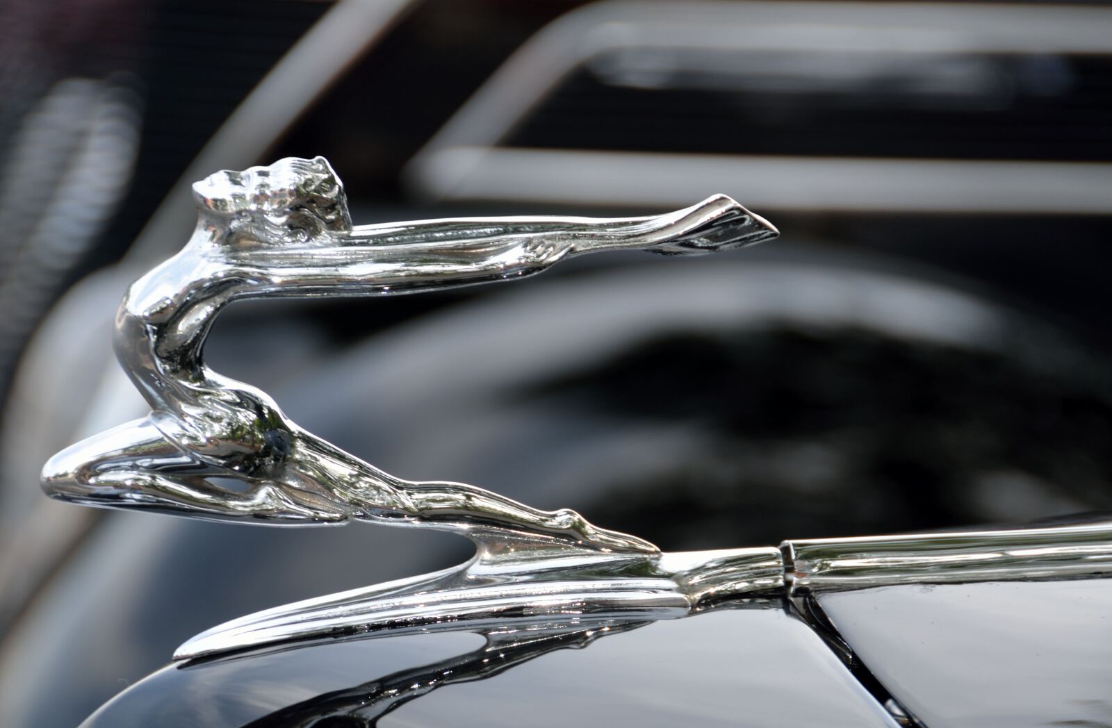 Nikon D7000 sample photo. Vintage, hood ornament, antique photography