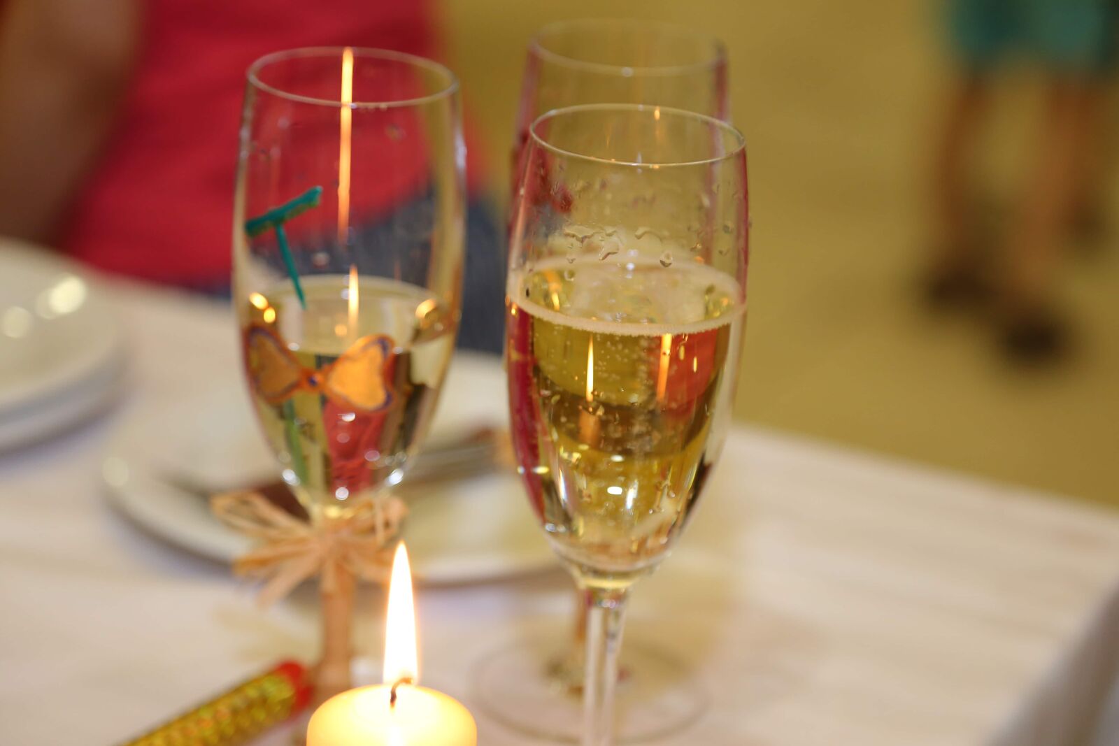 Canon EF 24-105mm F4L IS USM sample photo. Champagne, wine, winery, candle photography