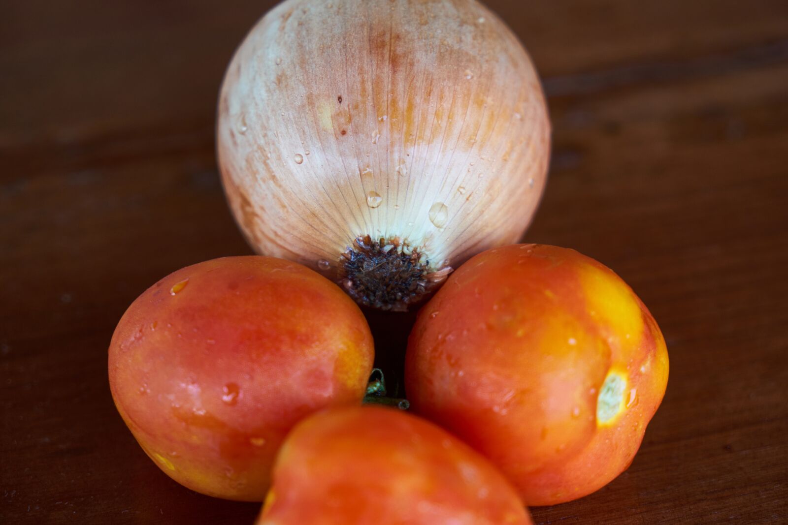 Sony a7R II sample photo. Tomato, onion, fresh photography