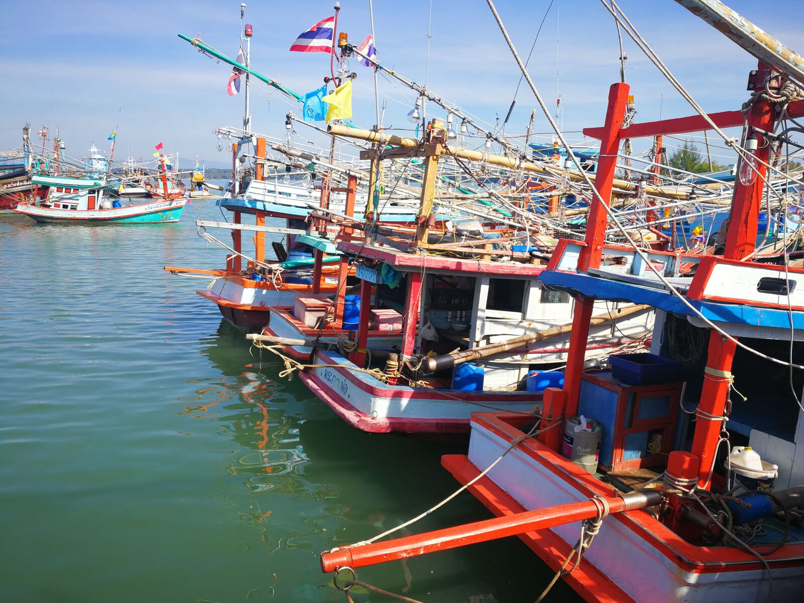 HUAWEI Mate 9 sample photo. Boats, khiri khan, thailand photography