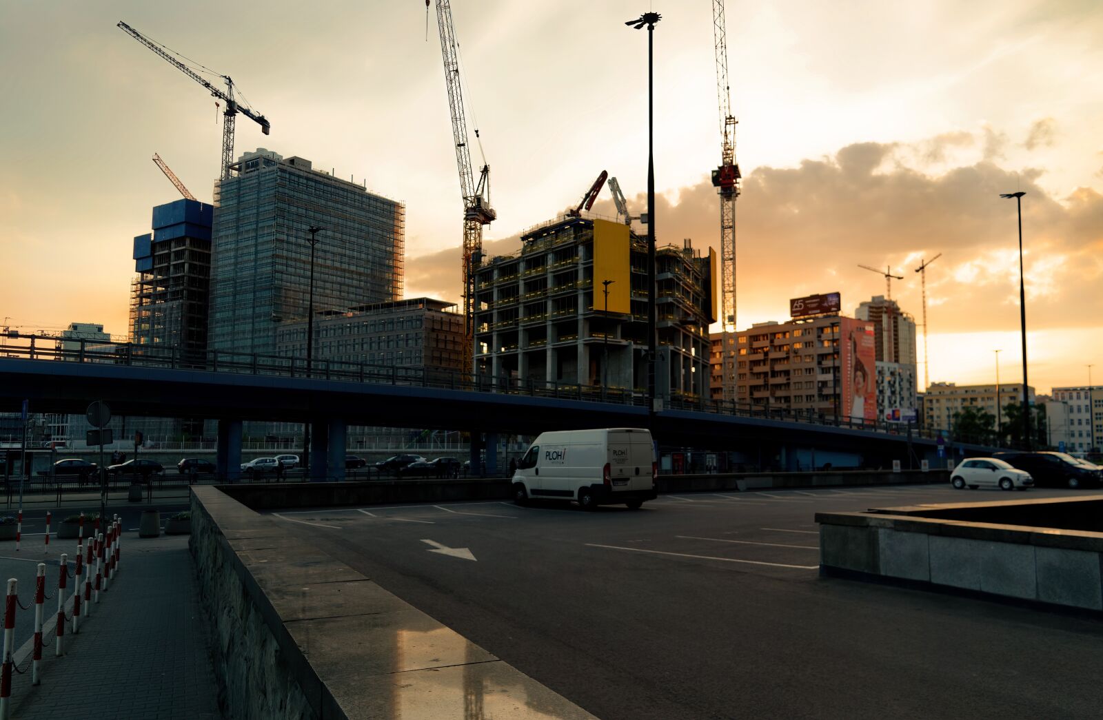 Nikon D3100 sample photo. Cityscape, sunset, buildings photography