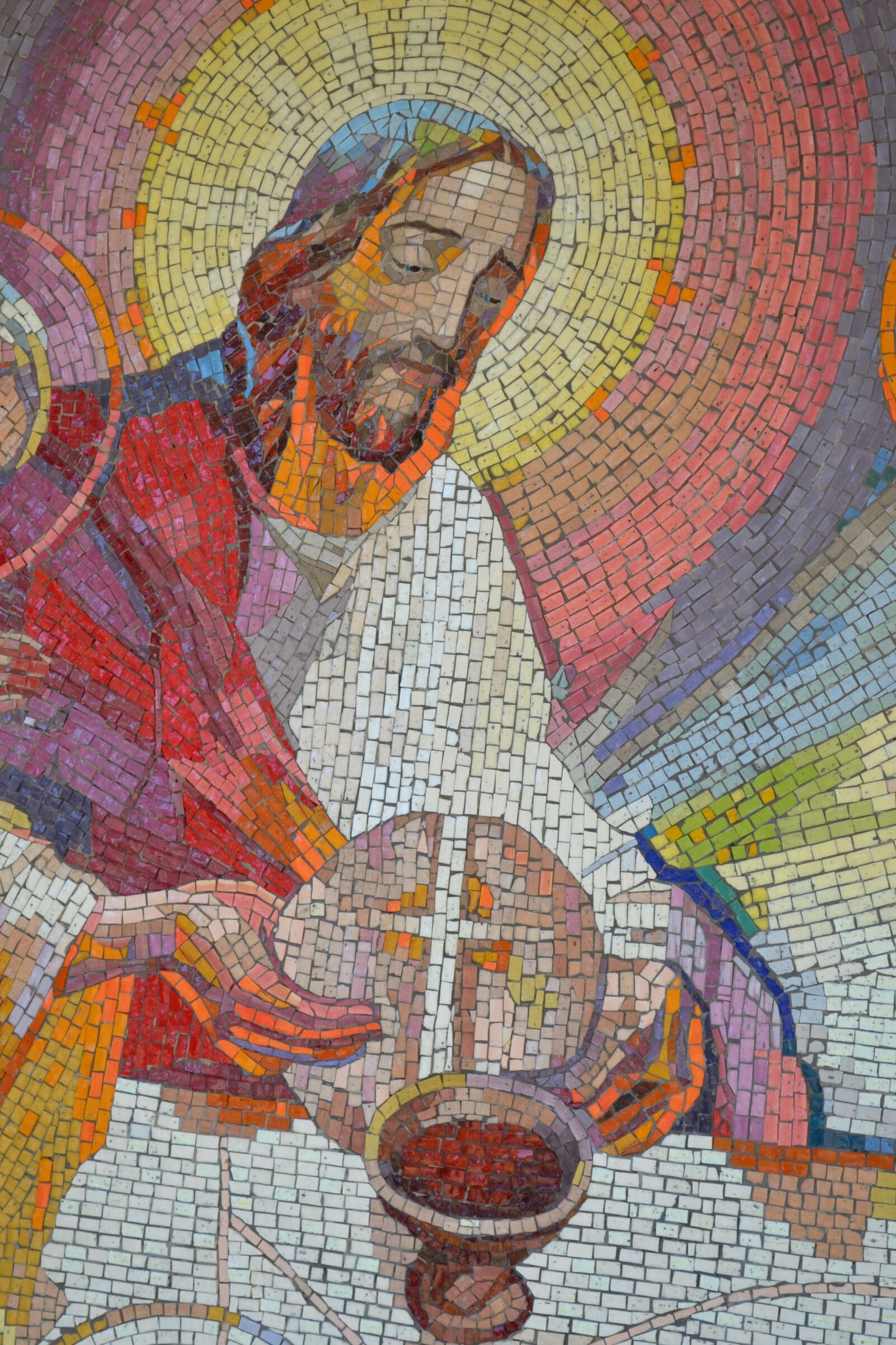 Nikon D3100 sample photo. Mosaic, supper, jesus photography