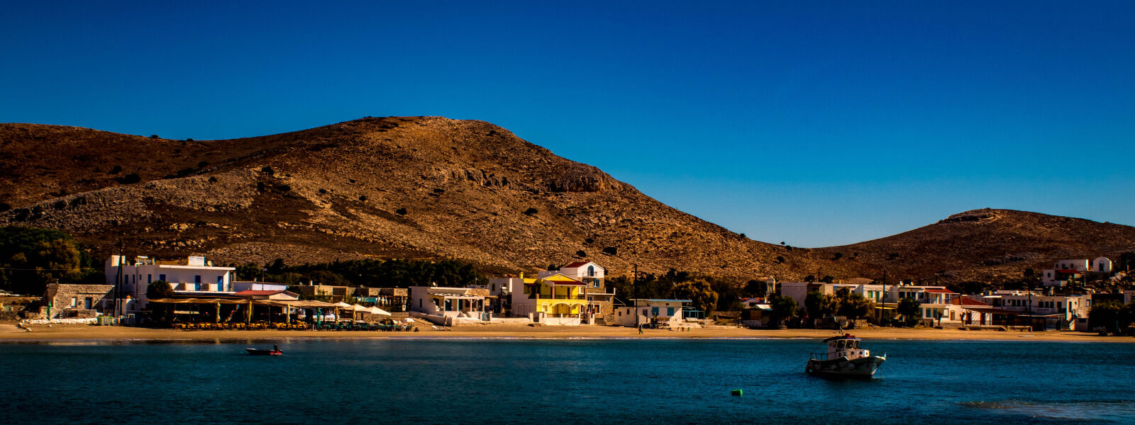 Canon EOS 1300D (EOS Rebel T6 / EOS Kiss X80) sample photo. Beach, boat, greece, kos photography